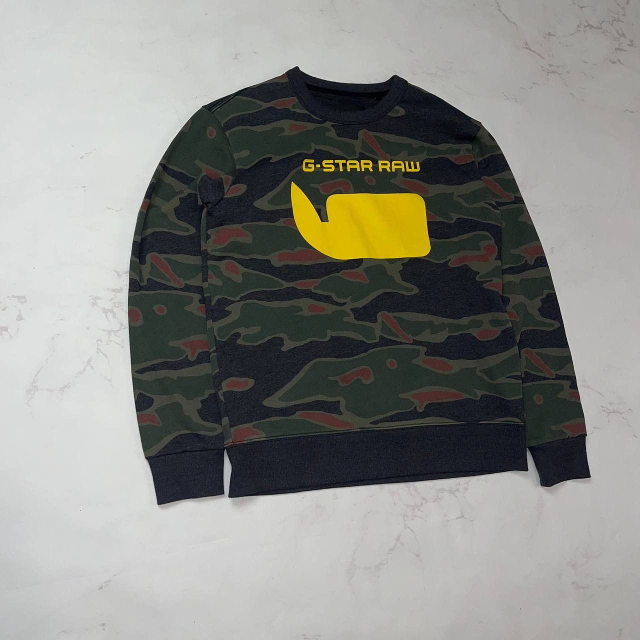 G-Star Streatwear G Star Raw Camo SweatShirts Big Logo sz S Size US S / EU 44-46 / 1 - 2 Thumbnail