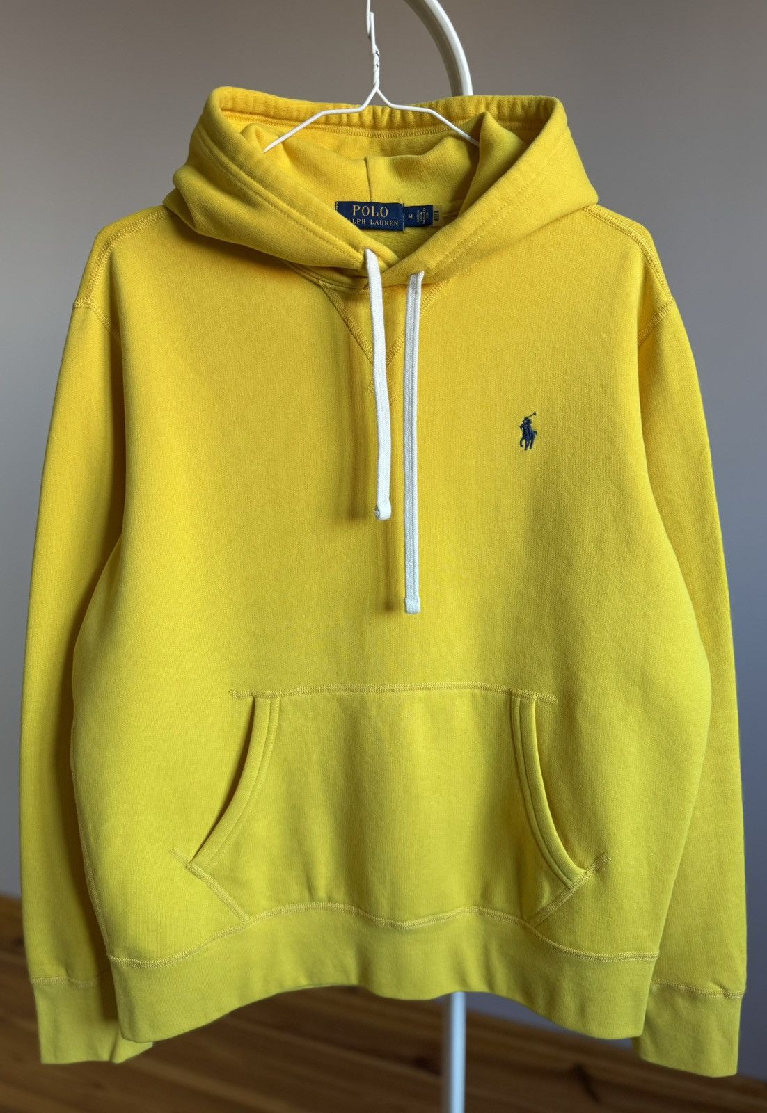 Polo Ralph Lauren Ralph Lauren Basic Logo Yellow Hoodie M Size US M / EU 48-50 / 2 - 2 Thumbnail