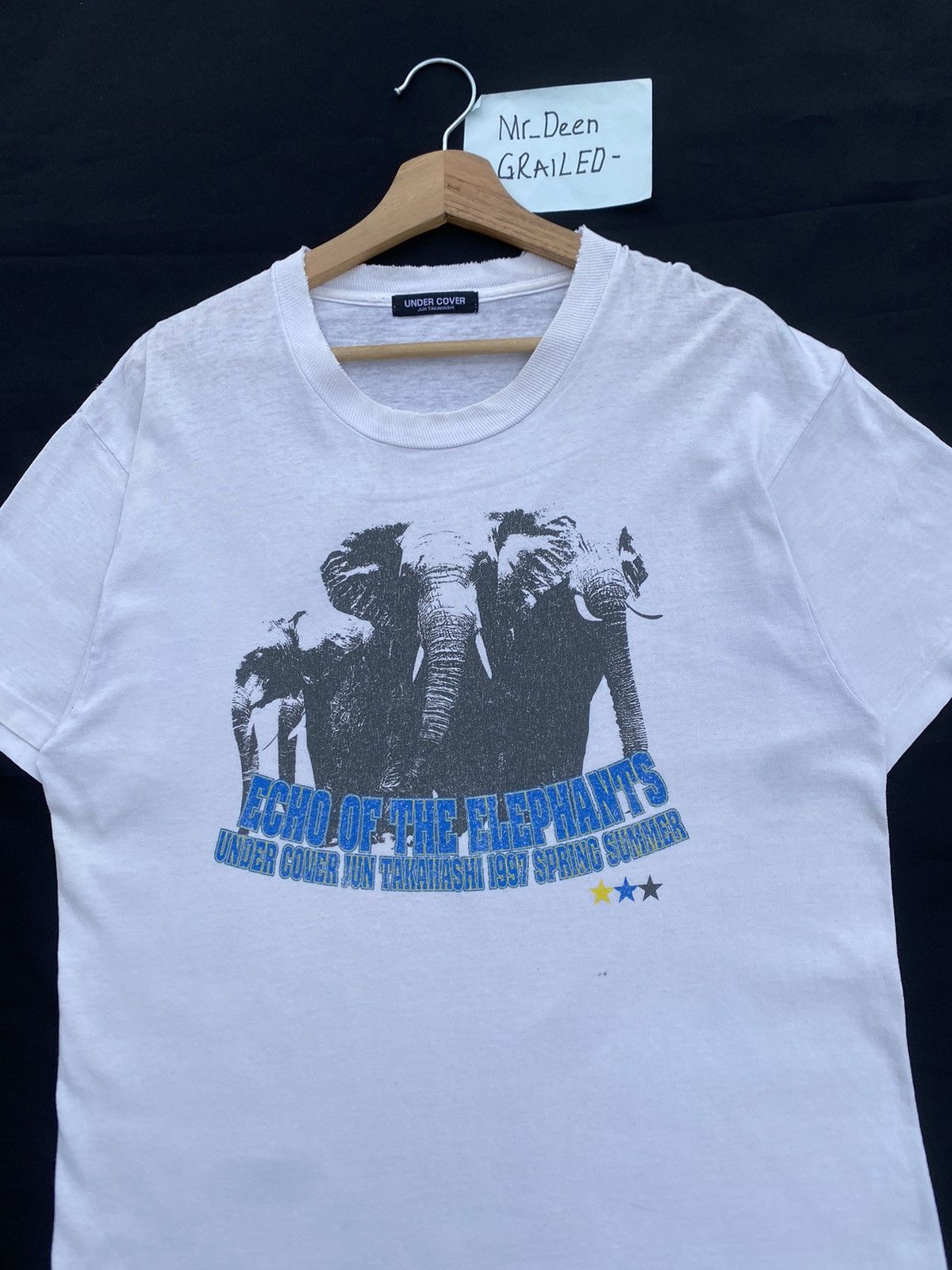 Jun Takahashi SS97 Undercover Jun Takahashi “Echo of the Elephants” Tee Size US L / EU 52-54 / 3 - 8 Thumbnail
