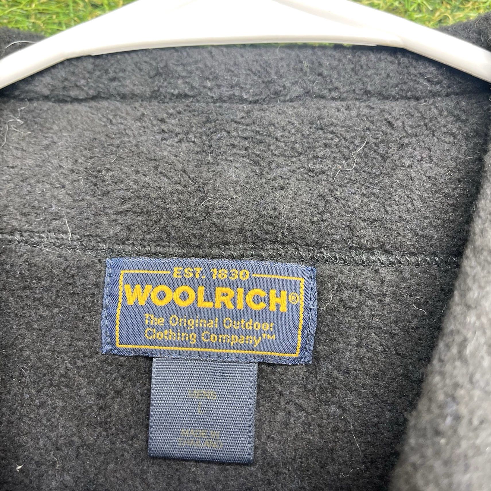 Vintage VINTAGE Woolrich Sweater Mens XL Knit Heather Grey 1/4 Zip 100% Wool Fisherman Geometric 90s Outdoor USA Mens Size US XL / EU 56 / 4 - 4 Thumbnail