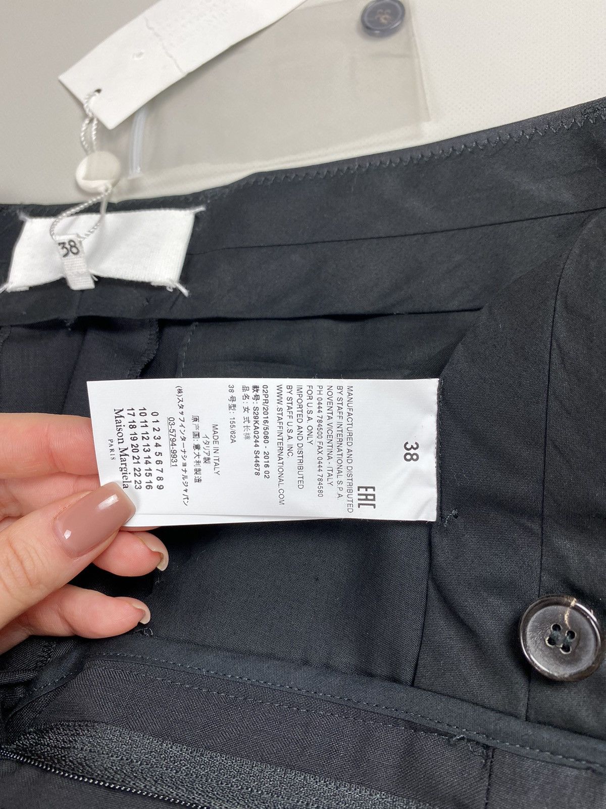 Maison Margiela BNWT! Maison Margiela runaway cropped dress pants trousers Size 26" / US 2 / IT 38 - 14 Thumbnail