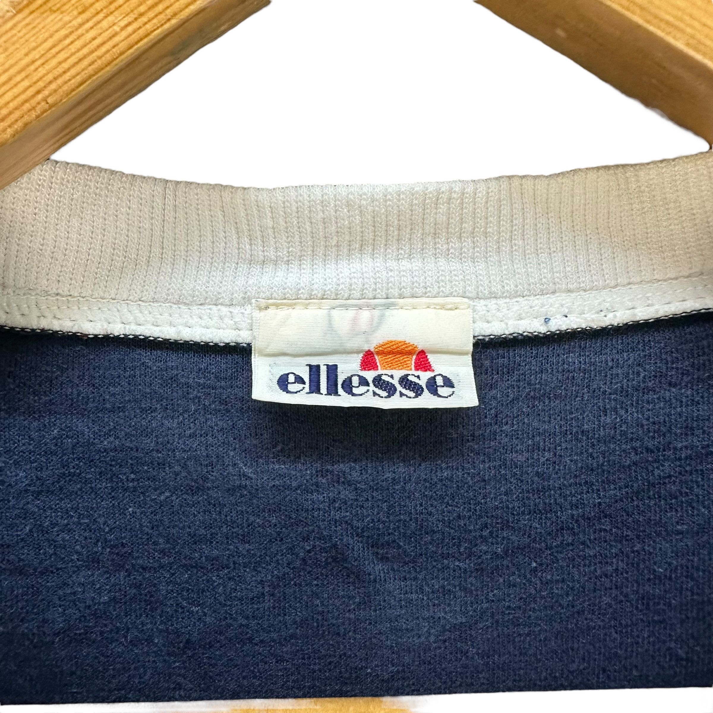 Ellesse Ellesse Embroidery Small Logo V Neck Sweatshirts #9127-60 Size US S / EU 44-46 / 1 - 8 Thumbnail
