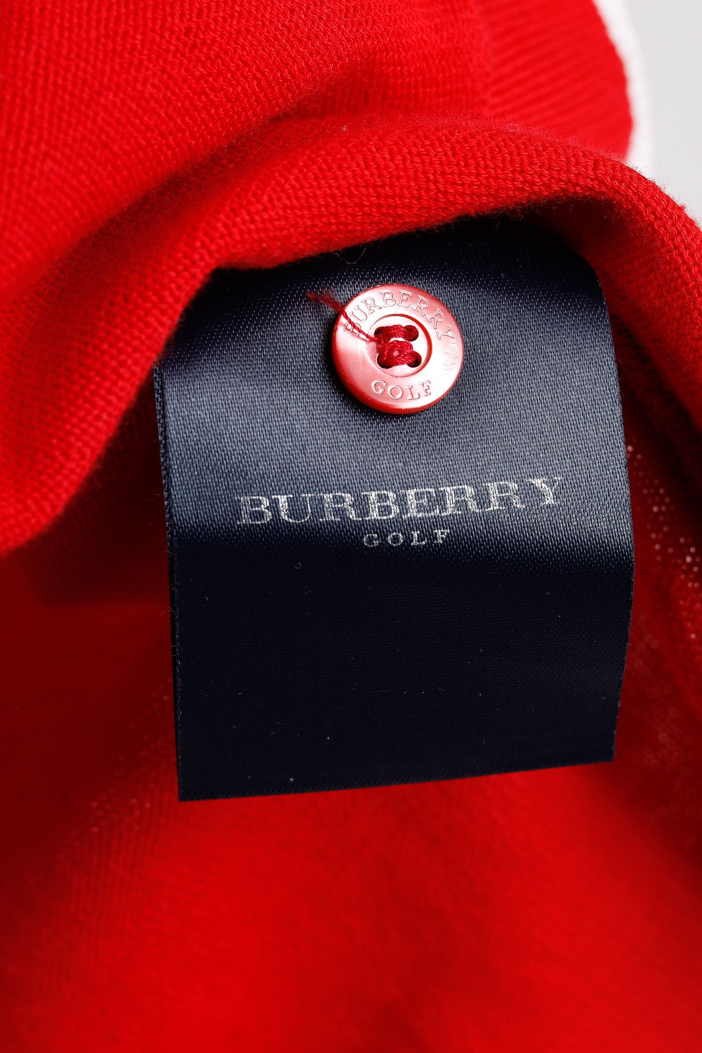 Burberry Burberry Golf Check Trim Red Cotton Cardigan Size XS / US 0-2 / IT 36-38 - 11 Thumbnail