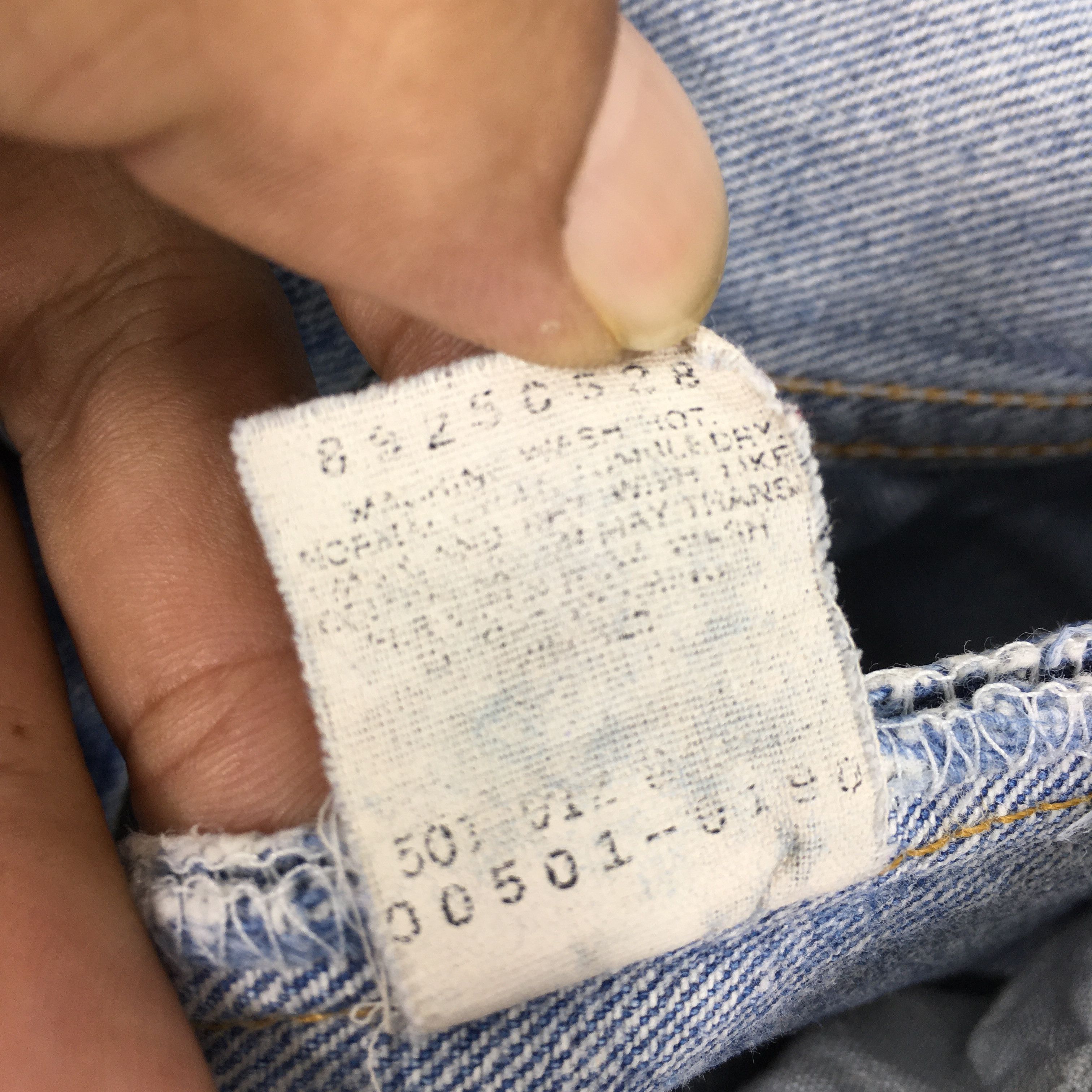 Levi's Size 31x30 Vintage 90s Levi's 501 Faded Blue Jeans S1296 Size US 31 - 14 Thumbnail