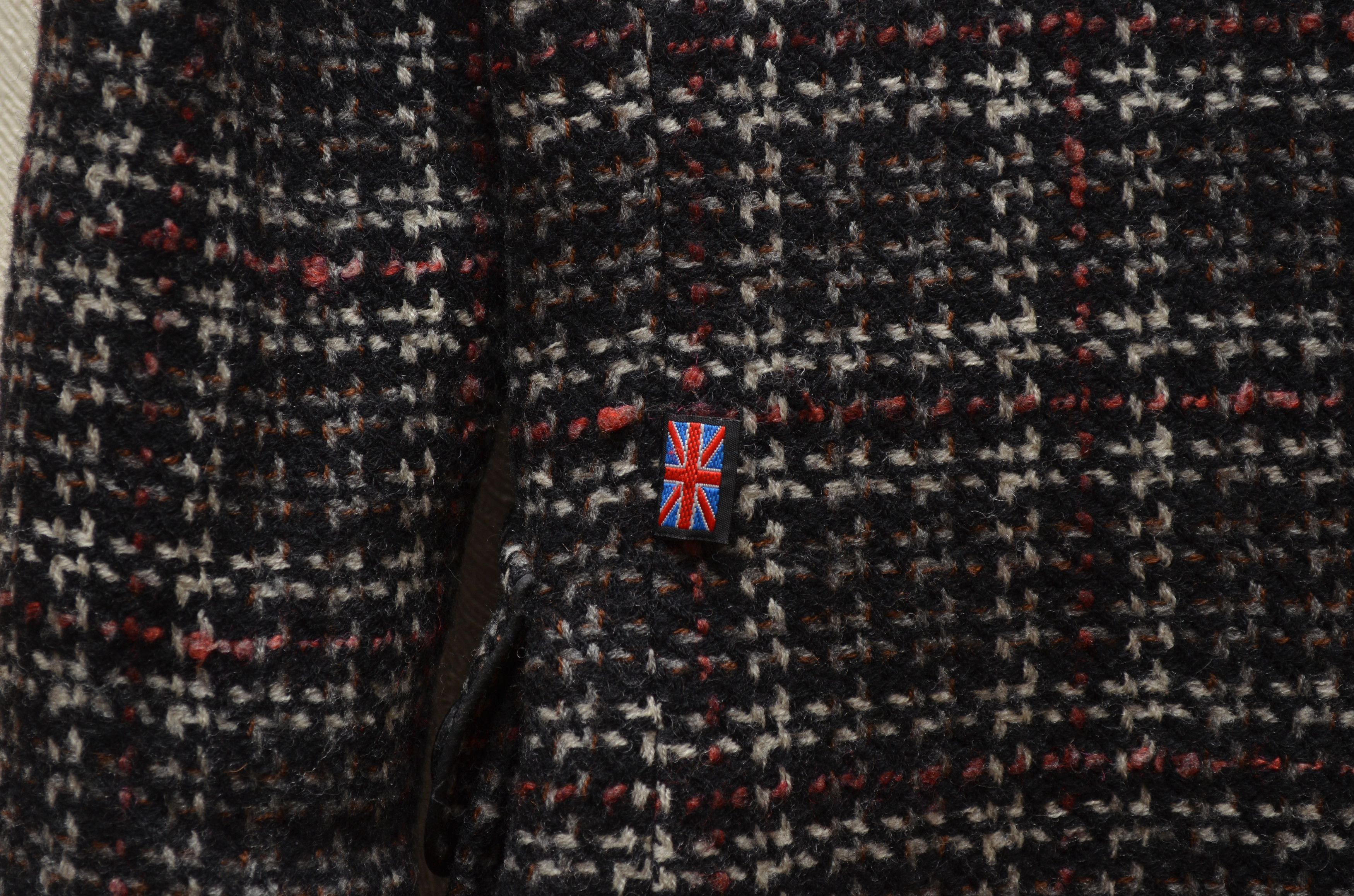 Belstaff × Vintage Vintage Belstaff Black Prince Wool Tweed Jacket Coat Size 42 Size M / US 6-8 / IT 42-44 - 9 Thumbnail