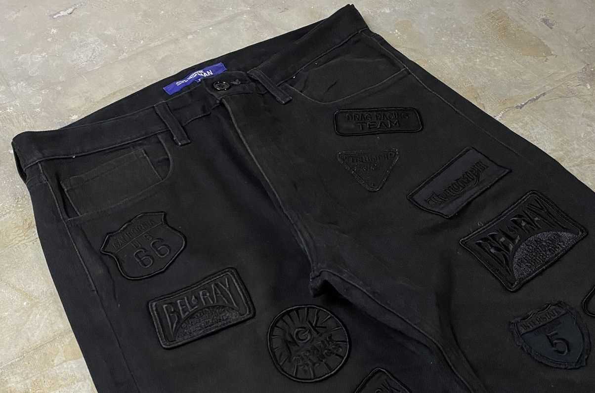 Junya Watanabe Junya Watanabe Man - CDG SS02 Biker Patchwork Jeans Size US 34 / EU 50 - 4 Thumbnail