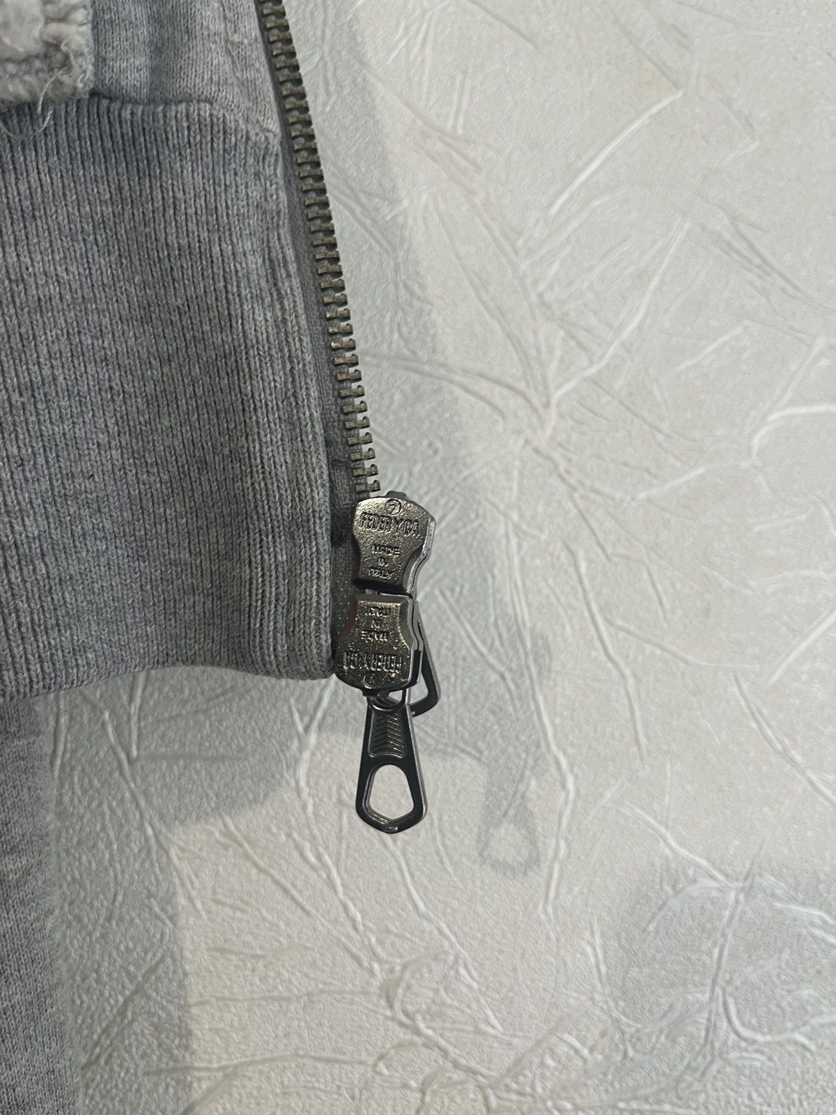 Iceberg ICEBERG Quilted Zip Jacket “Ice B/Iceberg”Grey Made in Italy Size US M / EU 48-50 / 2 - 9 Thumbnail