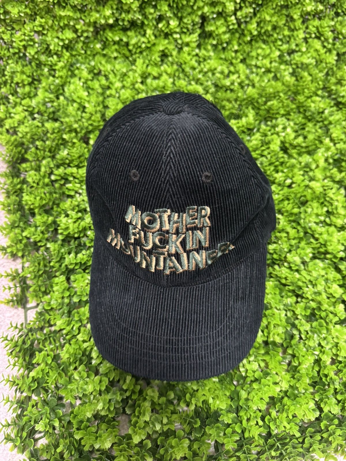 Dsquared2 Dsquared2 "Mother Fuckin Mountaineer" Corduroy Baseball Cap Size ONE SIZE - 7 Thumbnail