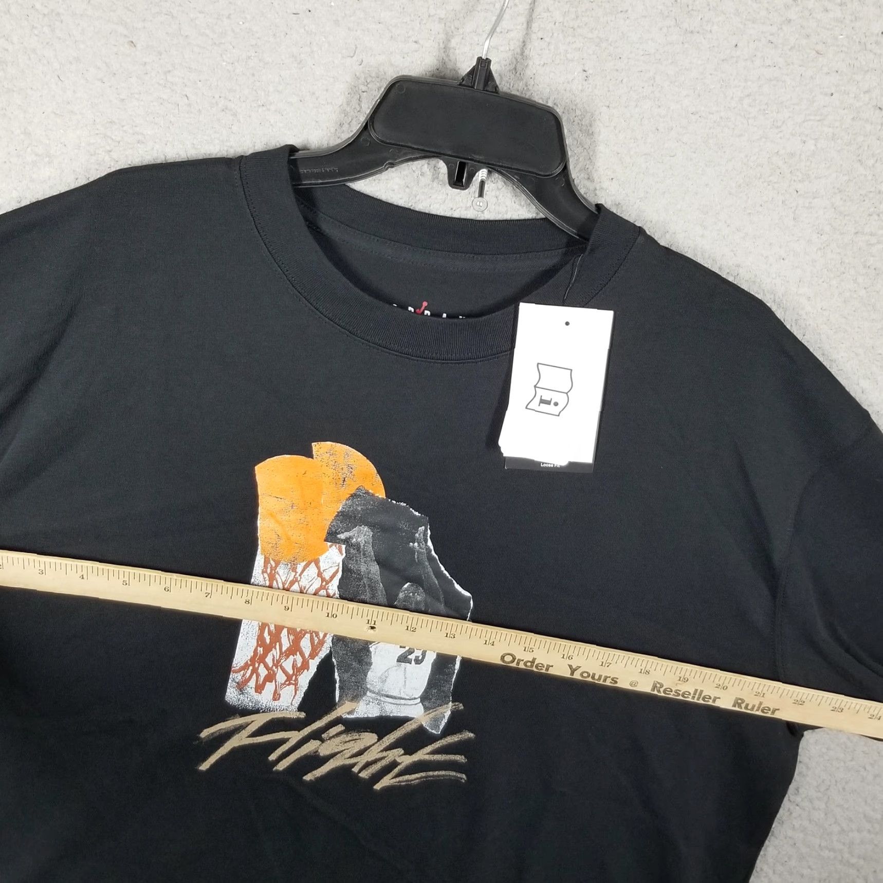 Nike Nike Jordan Flight Graphic Shirt Womens Large Black Jumpman Basketball Tee Size L / US 10 / IT 46 - 7 Thumbnail