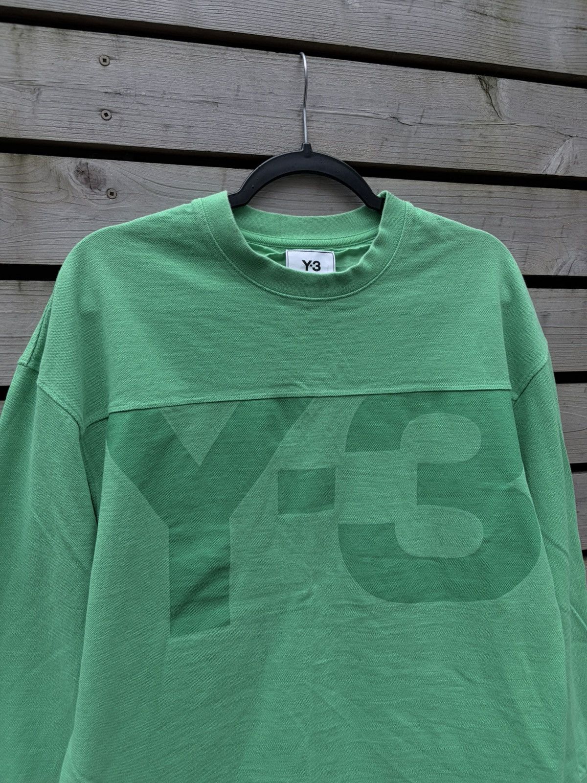 Yohji Yamamoto Y-3 Classic Heavy Pique Crew Sweatshirt Size US M / EU 48-50 / 2 - 3 Thumbnail
