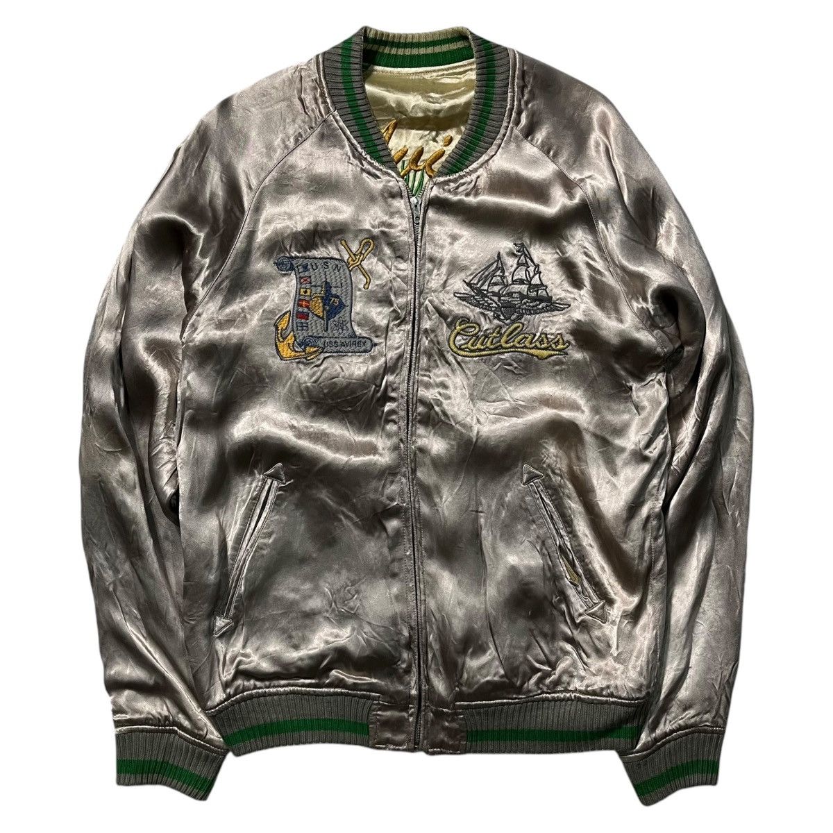Avirex Avirex Reversible Sukajan Souvenir Jacket Embroidery Size US L / EU 52-54 / 3 - 4 Thumbnail