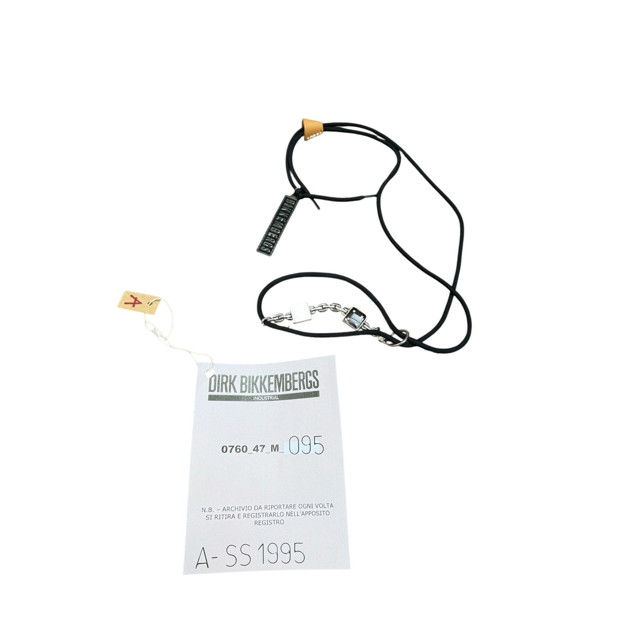 Dirk Bikkembergs SS 1995 Industrial Necklace with Tag Size ONE SIZE - 2 Thumbnail