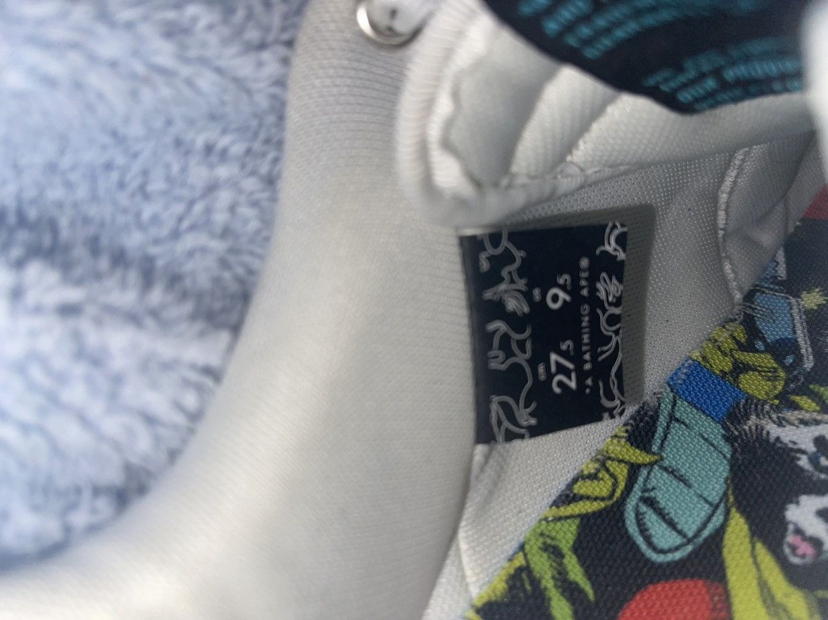 Bape × Marvel Comics Bape x Marvel Rocket Raccoon Bapesta Size US 9.5 / EU 42-43 - 12 Thumbnail