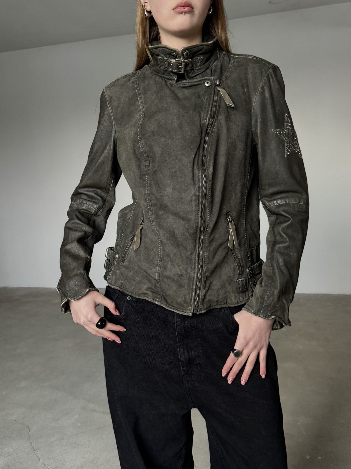 14th Addiction Avant Garde Freaky Owens Style Jacket Size S / US 4 / IT 40 - 2 Thumbnail
