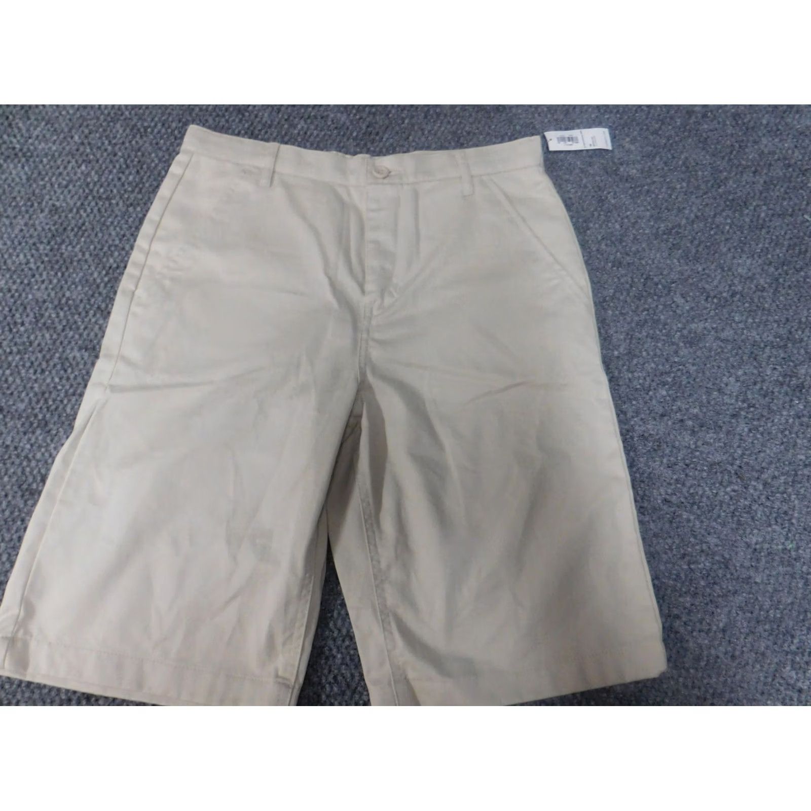 Old Navy Old Navy Shorts 16 Beige Chino Everyday Short Juniors Women's Classic Casual Knit Cotton Blend Zipper Front Mid Rise Flat Front Summer Walking NWT Size 28" / US 6 / IT 42 - 3 Thumbnail