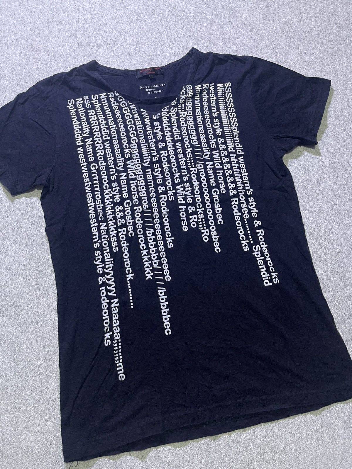 Japanese Brand Y2K NATIONALITY short sleeve tshirt Size US M / EU 48-50 / 2 - 2 Thumbnail