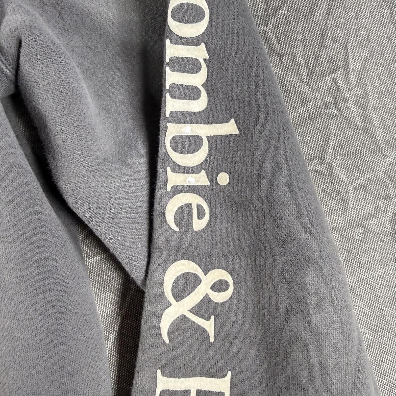 Abercrombie & Fitch Abercrombie Sweater Men's M Grey Fleece Crewneck Vintage Size US M / EU 48-50 / 2 - 3 Thumbnail