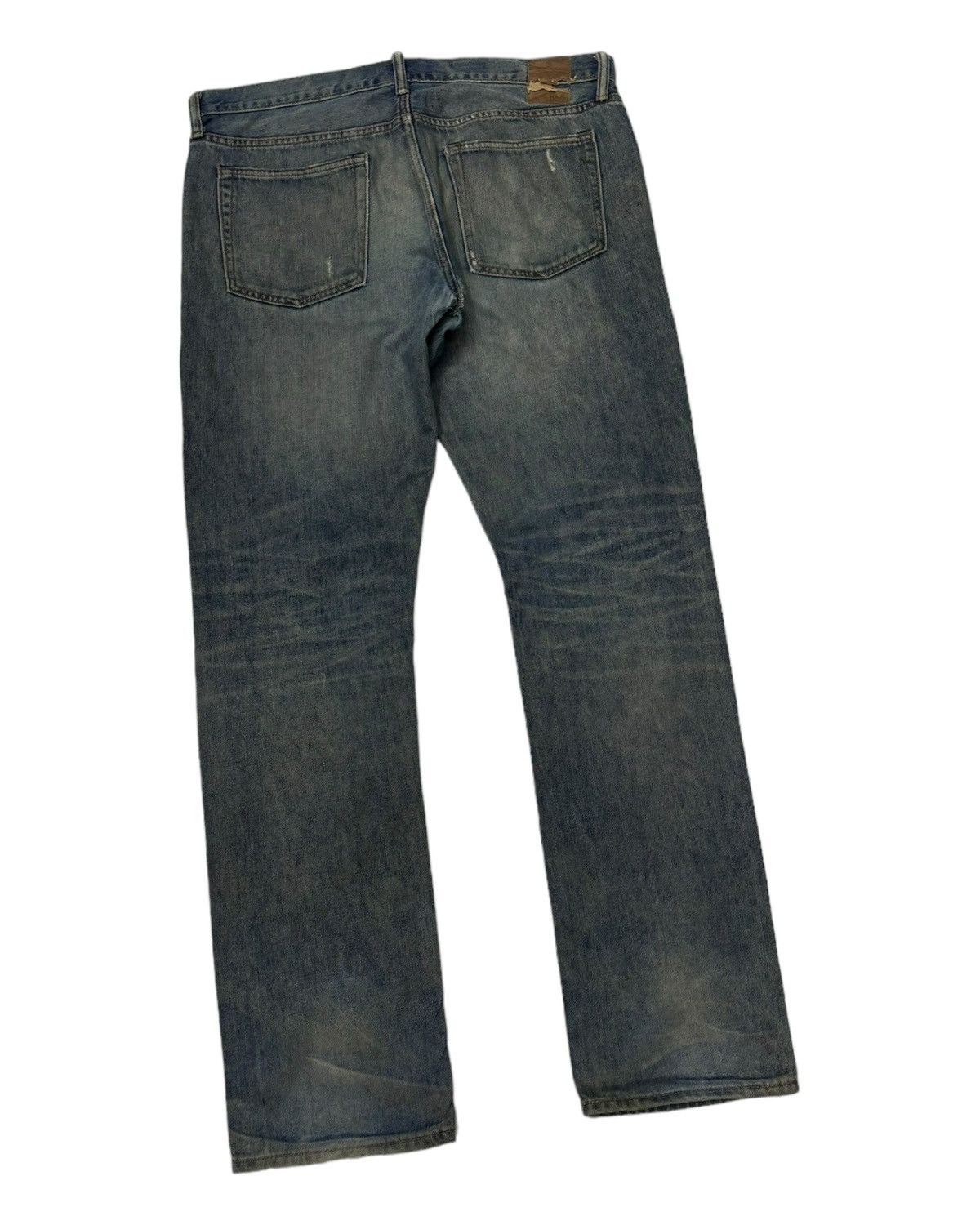 Kapital FW14 MEDIUM TINTED DESTROY JEANS SLIM FIT GAP Size US 36 / EU 52 - 8 Thumbnail