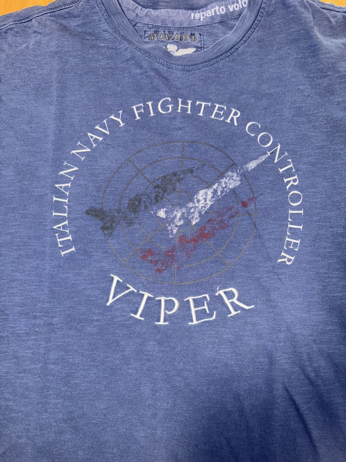 Vintage Vintage Italian Navy Aviazione Navale call sign VIPER Tee Size US XS / EU 42 / 0 - 7 Thumbnail