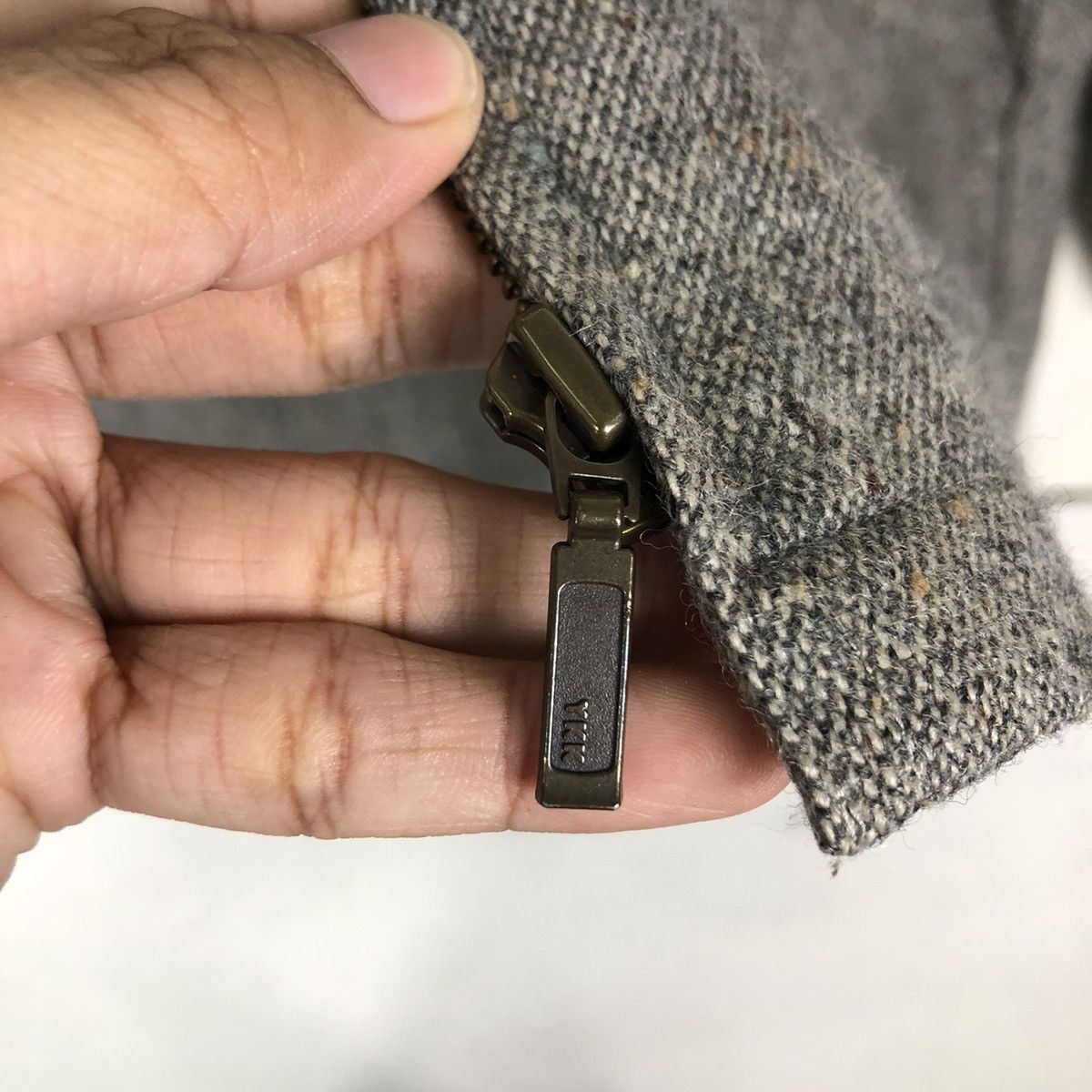 Issey Miyake 🔥Vintage Wool Jacket Biker Reed London Herringbone Size US M / EU 48-50 / 2 - 16 Thumbnail