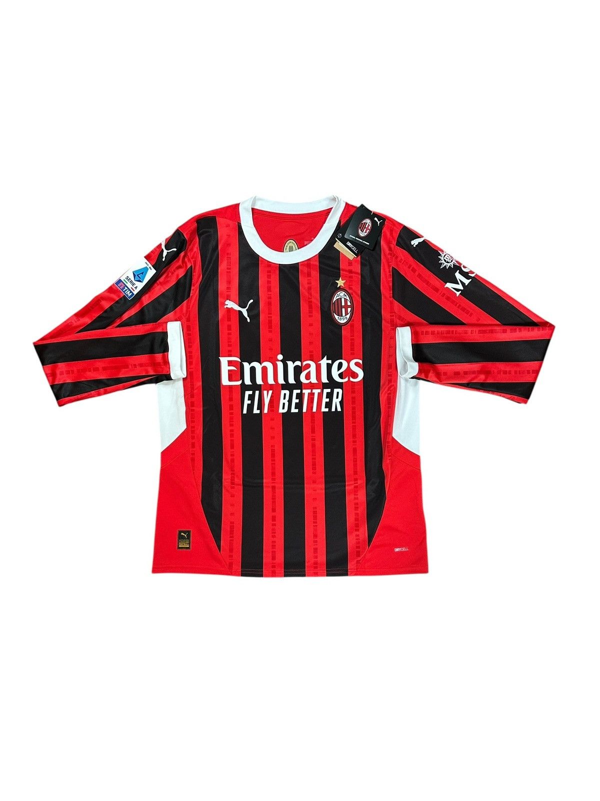 Puma Ac Milan 2024/25 Rafael Leao Long Sleeve Home Soccer Jersey Size US L / EU 52-54 / 3 - 2 Thumbnail