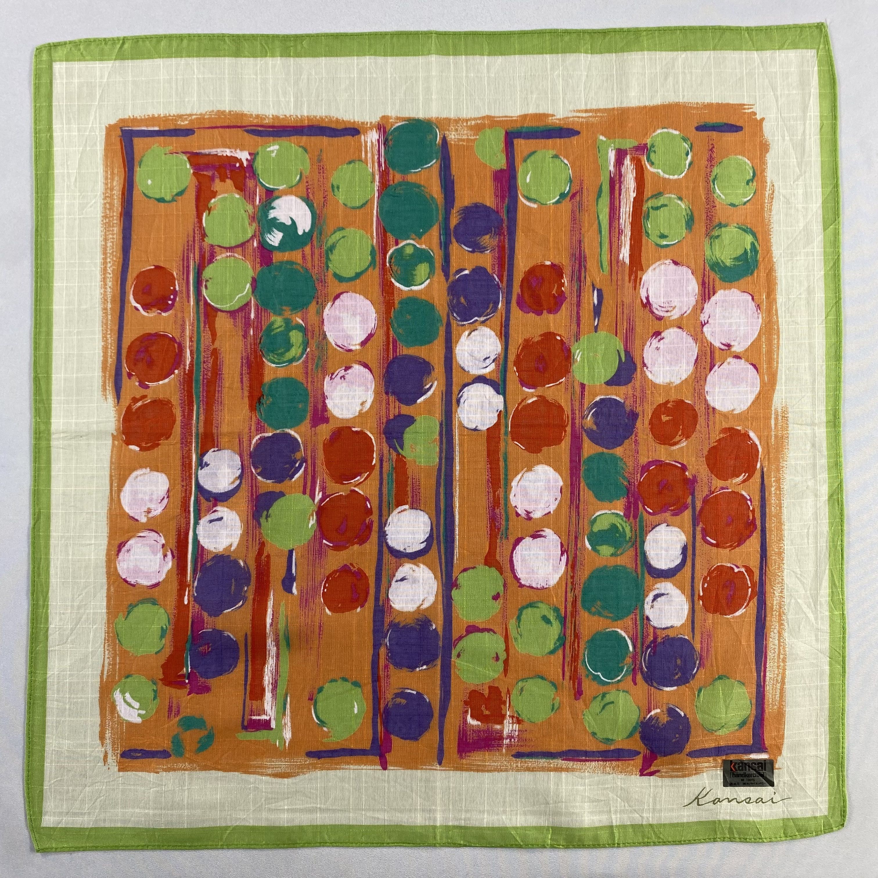Kansai Yamamoto × Vintage NWT Kansai Yamamoto Neckerchief / Handkerchief-P1658 Size ONE SIZE - 1 Thumbnail