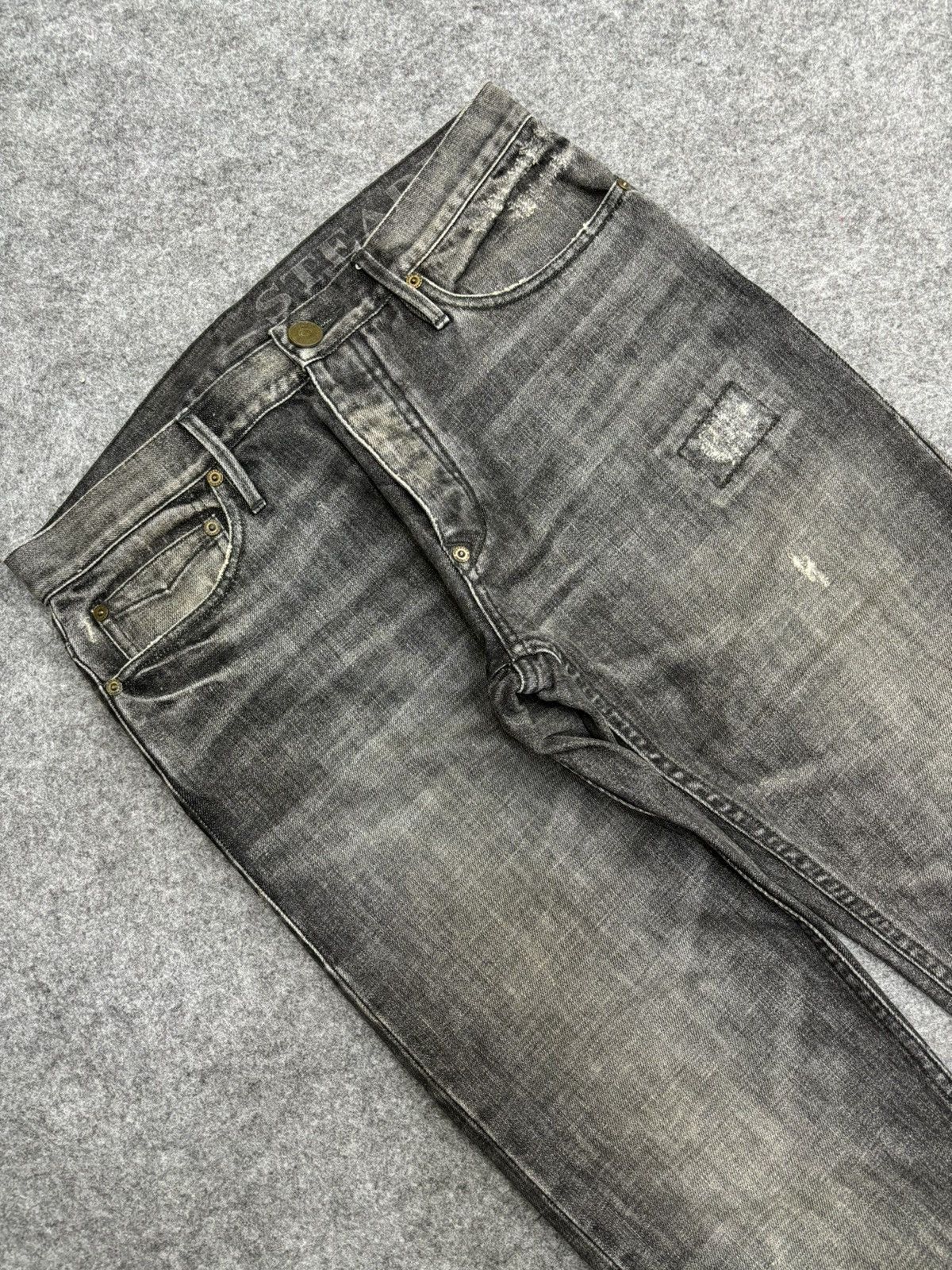Burberry Statement Denim💥BURBERRY Patchwork Distressed Denim F568 Size US 31 - 10 Thumbnail