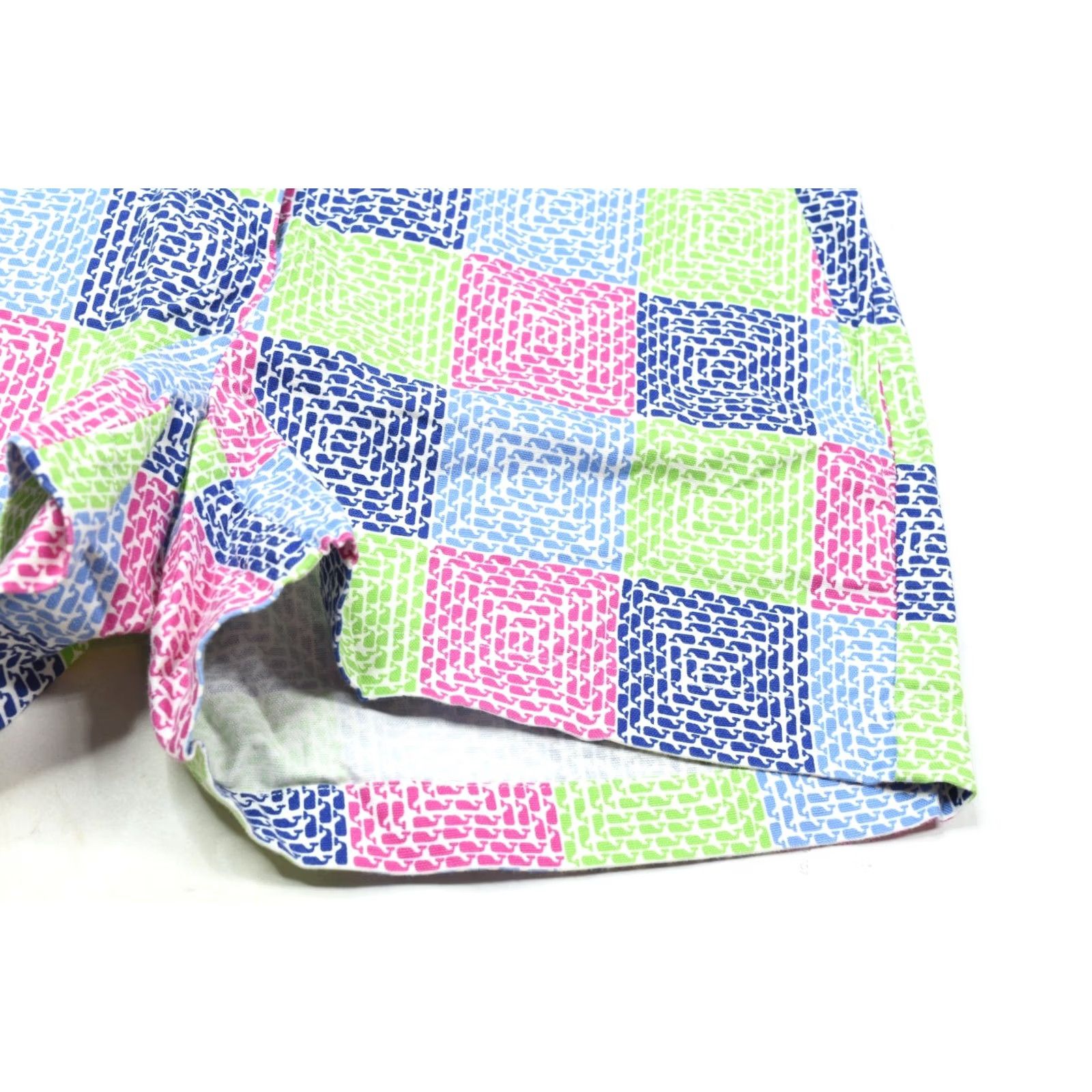 Vineyard Vines Vineyard Vines Patchwork Print Shorts Womens 4 Whale Cotton Classic Preppy Size 27" / US 4 / IT 40 - 4 Thumbnail