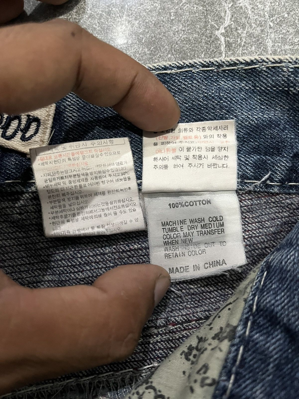 If Six Was Nine × Japanese Brand Buckaroo Distress Jeans Size US 31 - 9 Thumbnail