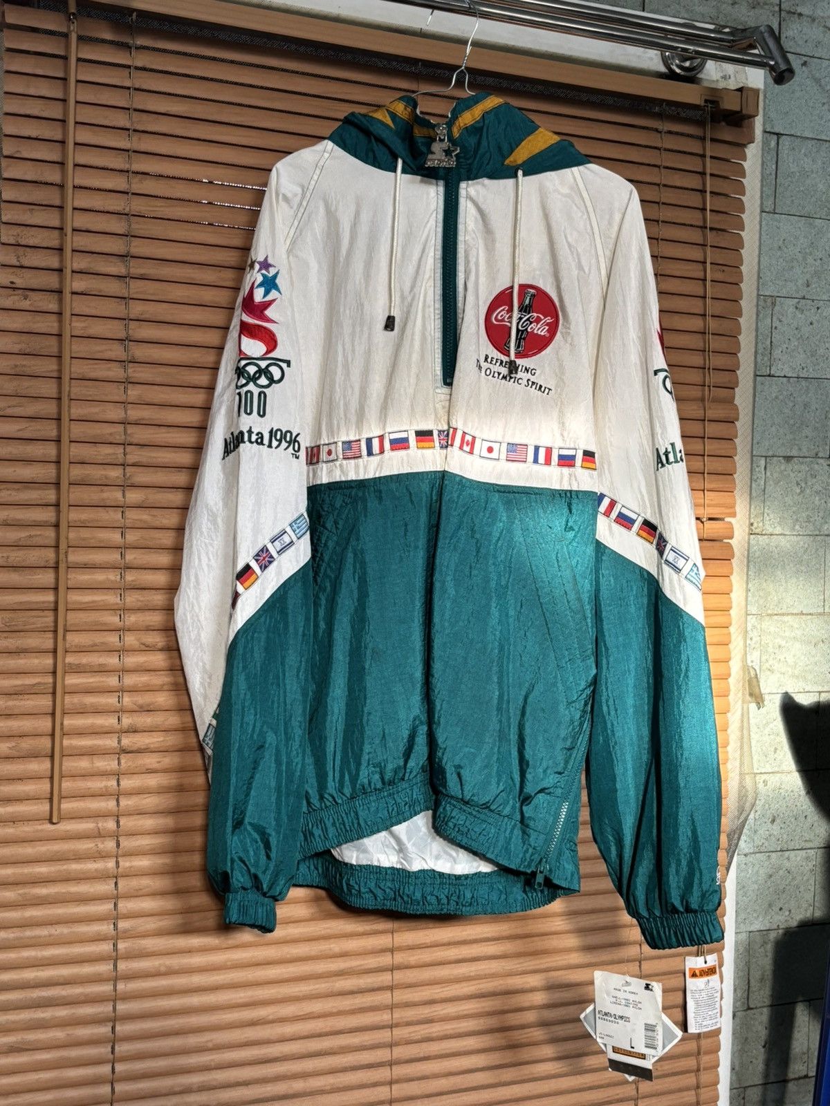 Starter Atlanta Olympics 1996 x Coca Cola Jacket Vintage Size US XL / EU 56 / 4 - 1 Thumbnail