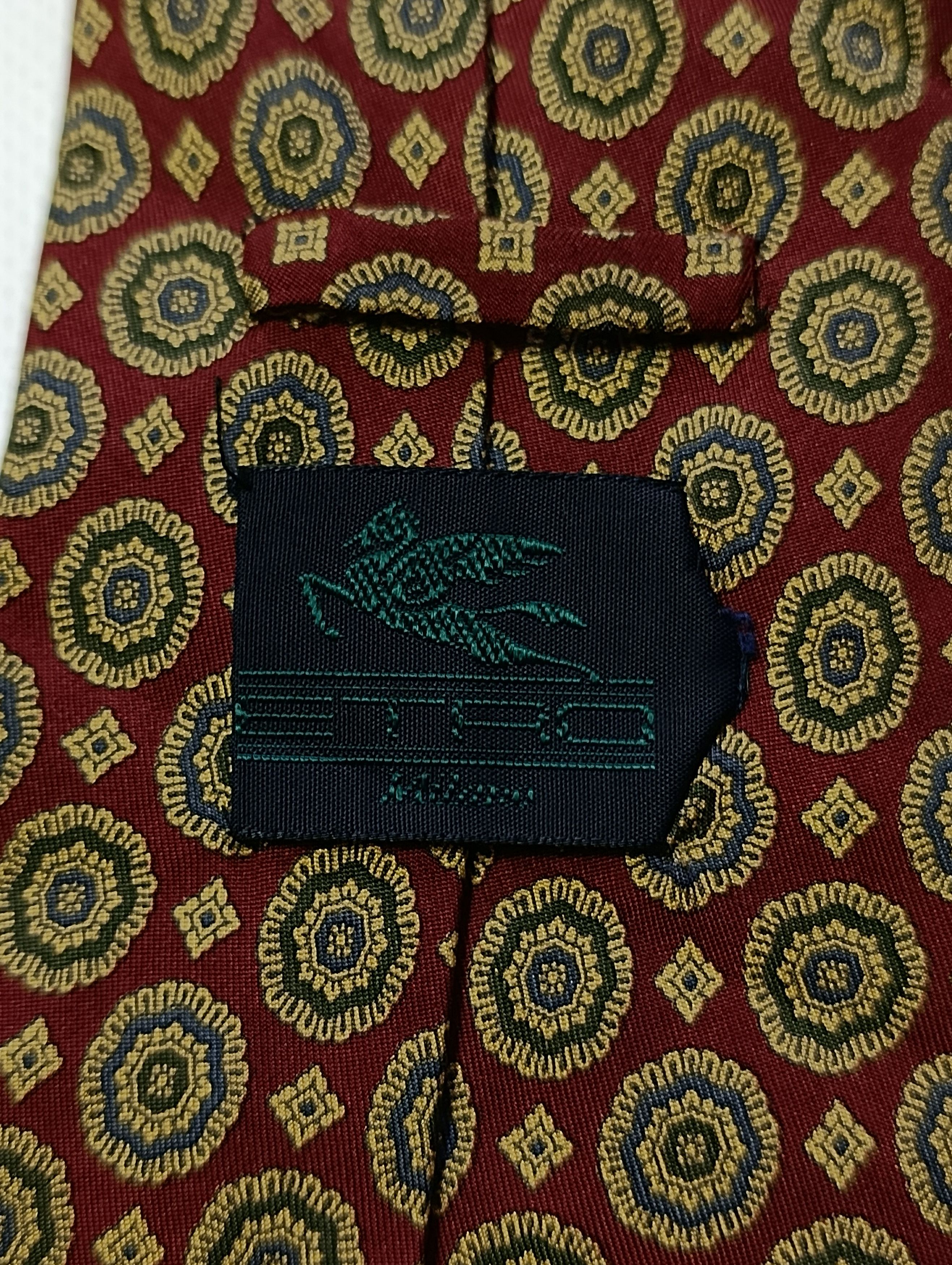 Etro Vintage Etro Retro Silk Scarf Size ONE SIZE - 4 Thumbnail