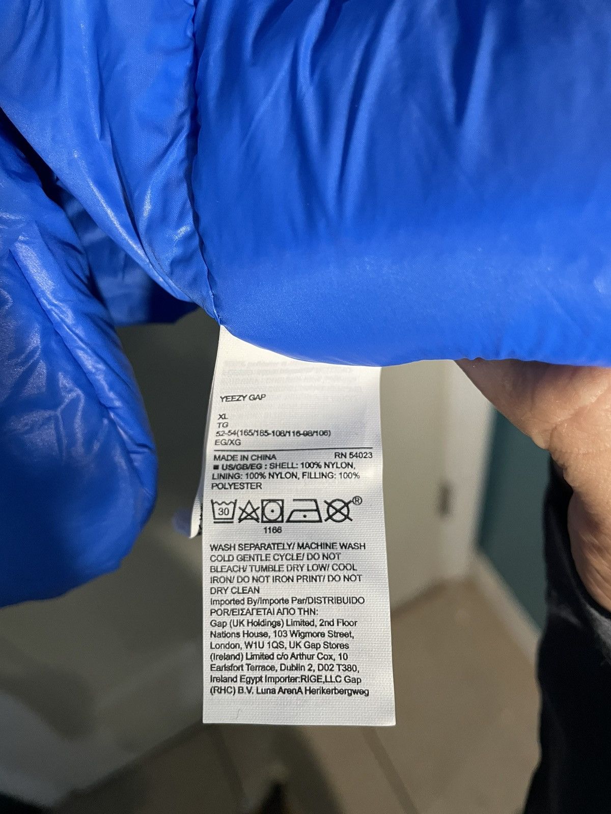 Gap × Yeezy YGEBB XL Blue Round 6 Size US XL / EU 56 / 4 - 4 Thumbnail