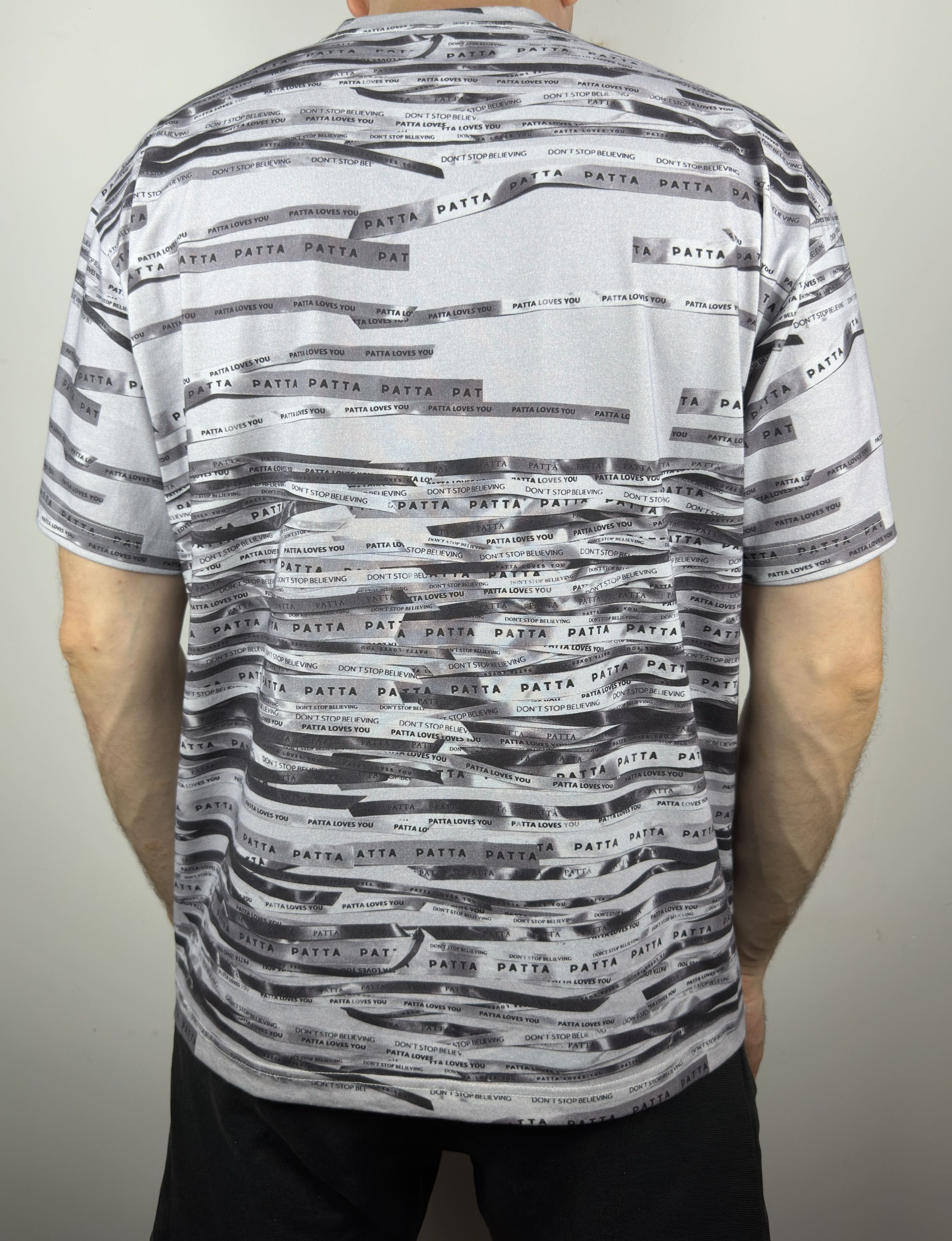 Patta Patta Multi Logo All Over Print Graphic T Shirt Tee Size US M / EU 48-50 / 2 - 11 Thumbnail
