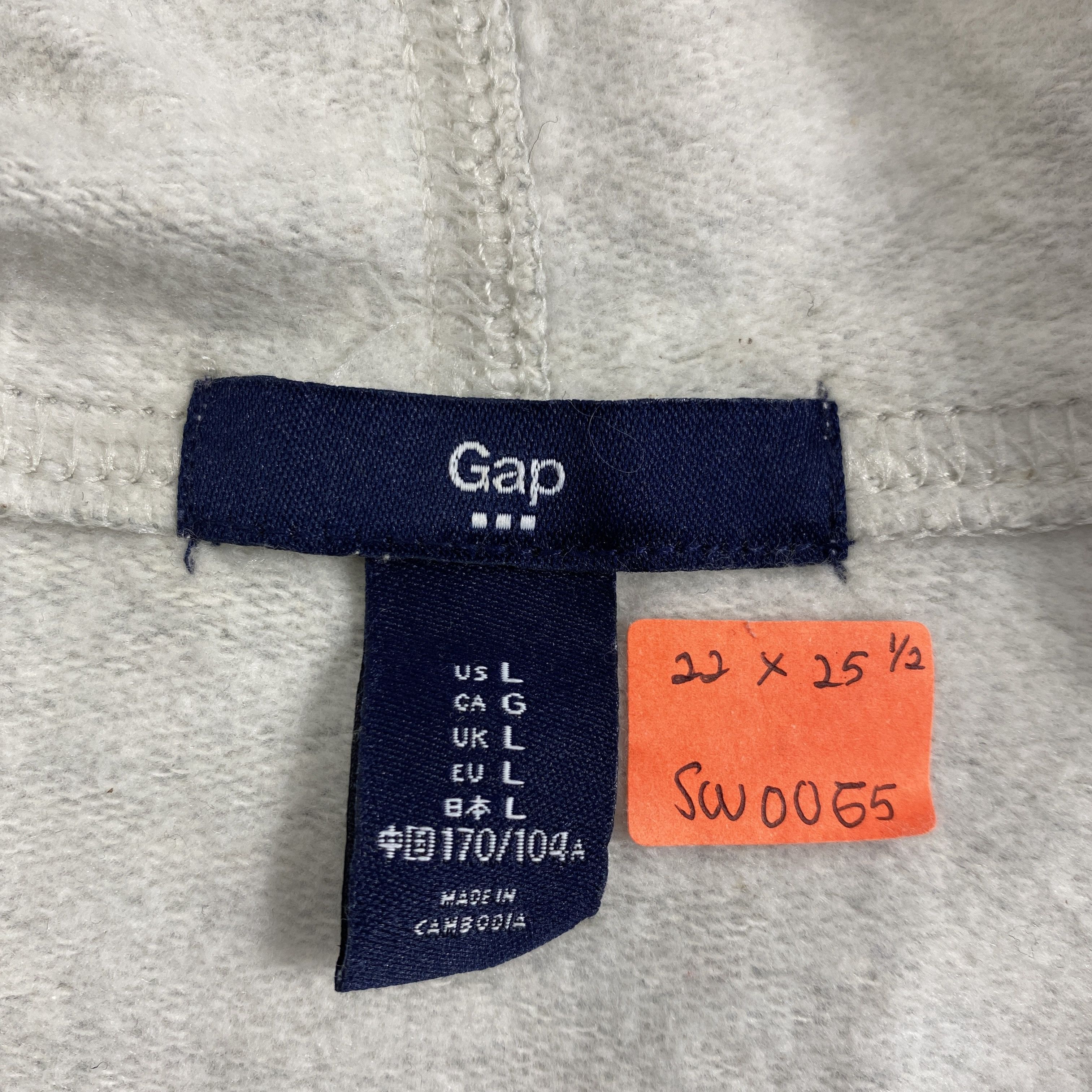 Gap Vintage GAP Big Logo Hoodie -SW065 Size US M / EU 48-50 / 2 - 5 Thumbnail