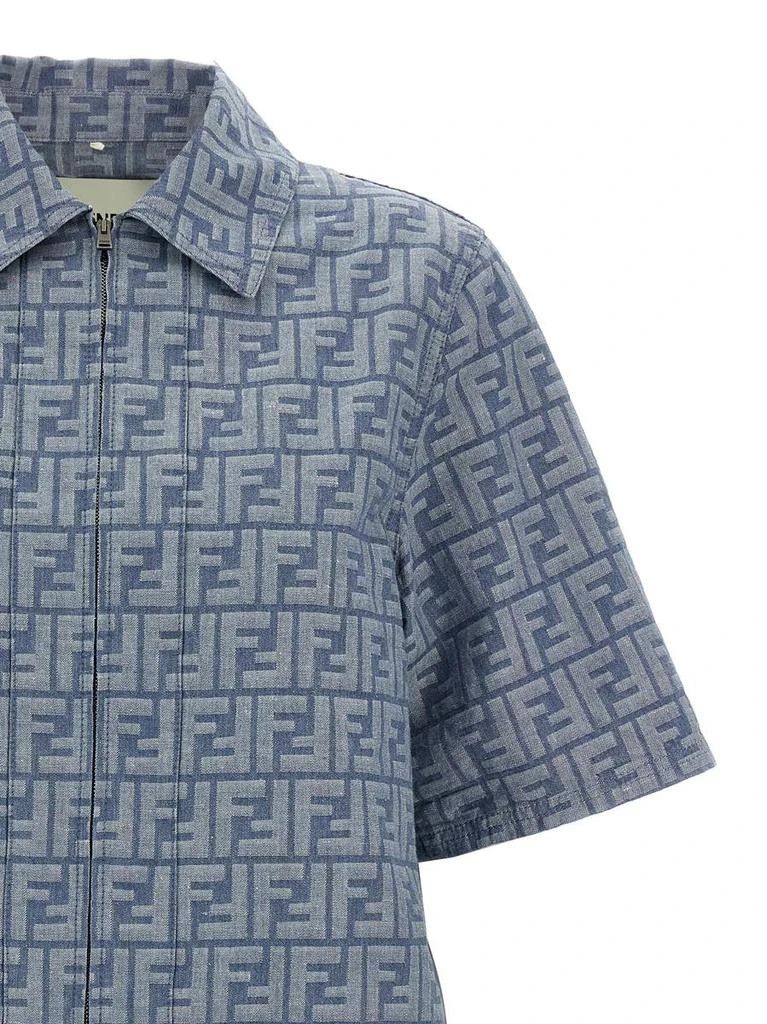 Fendi o1s1wg110326 Jacket in Blue Size L / US 10 / IT 46 - 3 Thumbnail