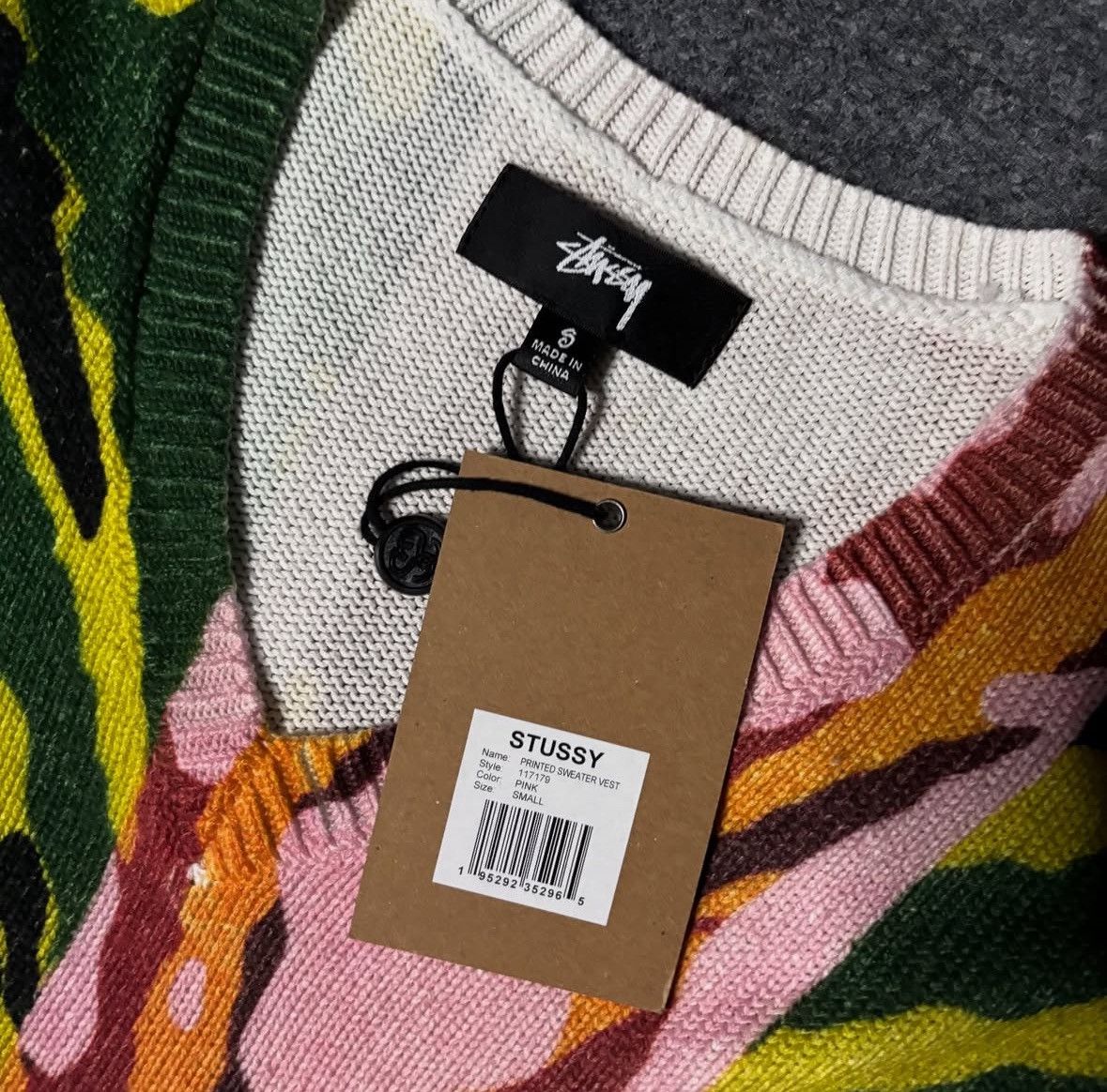 Stussy Stussy knit printed vest Size US S / EU 44-46 / 1 - 3 Thumbnail