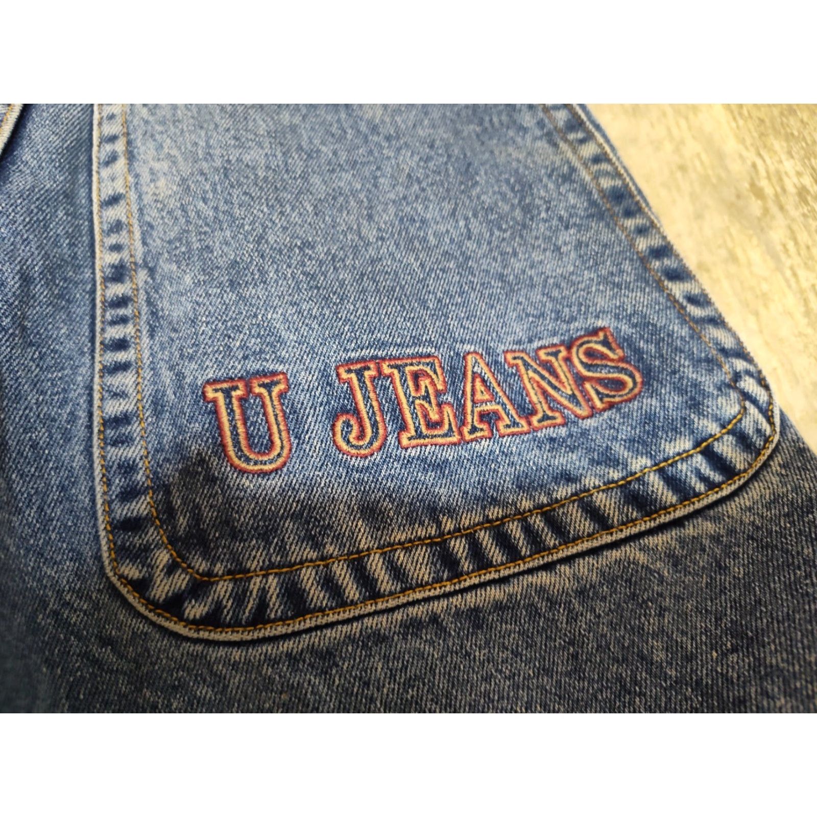 Denime VINTAGE U JEANS Denim Jean Shorts 12 Blue Baggy Hip Hop Skater Y2K Womens Size 34" / US 12 / IT 48 - 5 Thumbnail