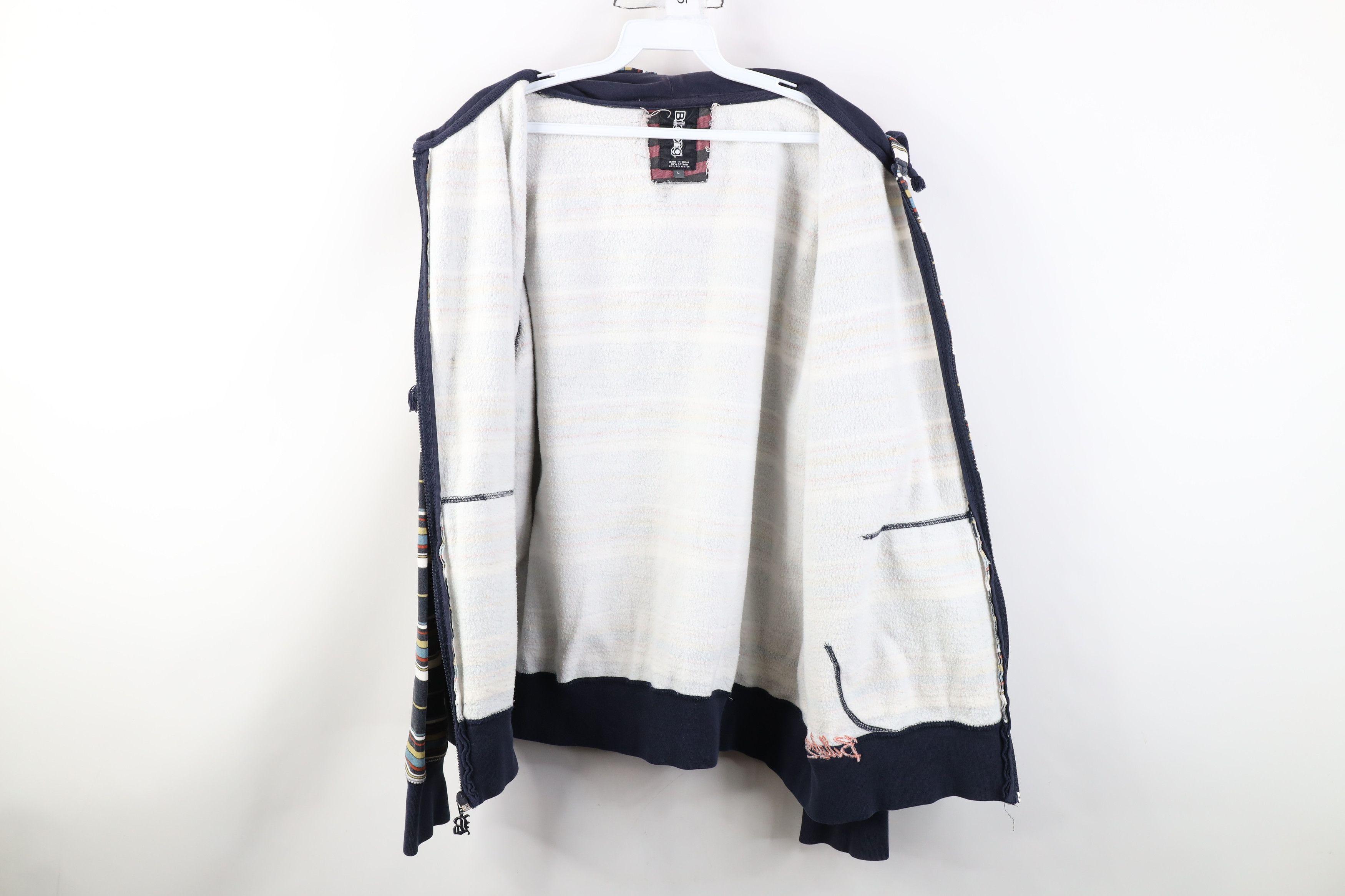 Billabong Vintage Y2K Billabong Surfing Striped Full Zip Hoodie Size US L / EU 52-54 / 3 - 10 Thumbnail
