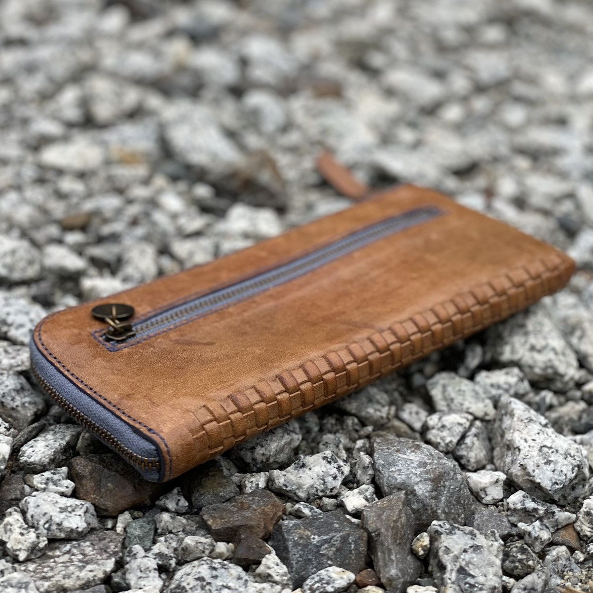 Handmade × Japanese Brand × Leather Japanese Handmade Leather Long Wallet Size ONE SIZE - 3 Thumbnail