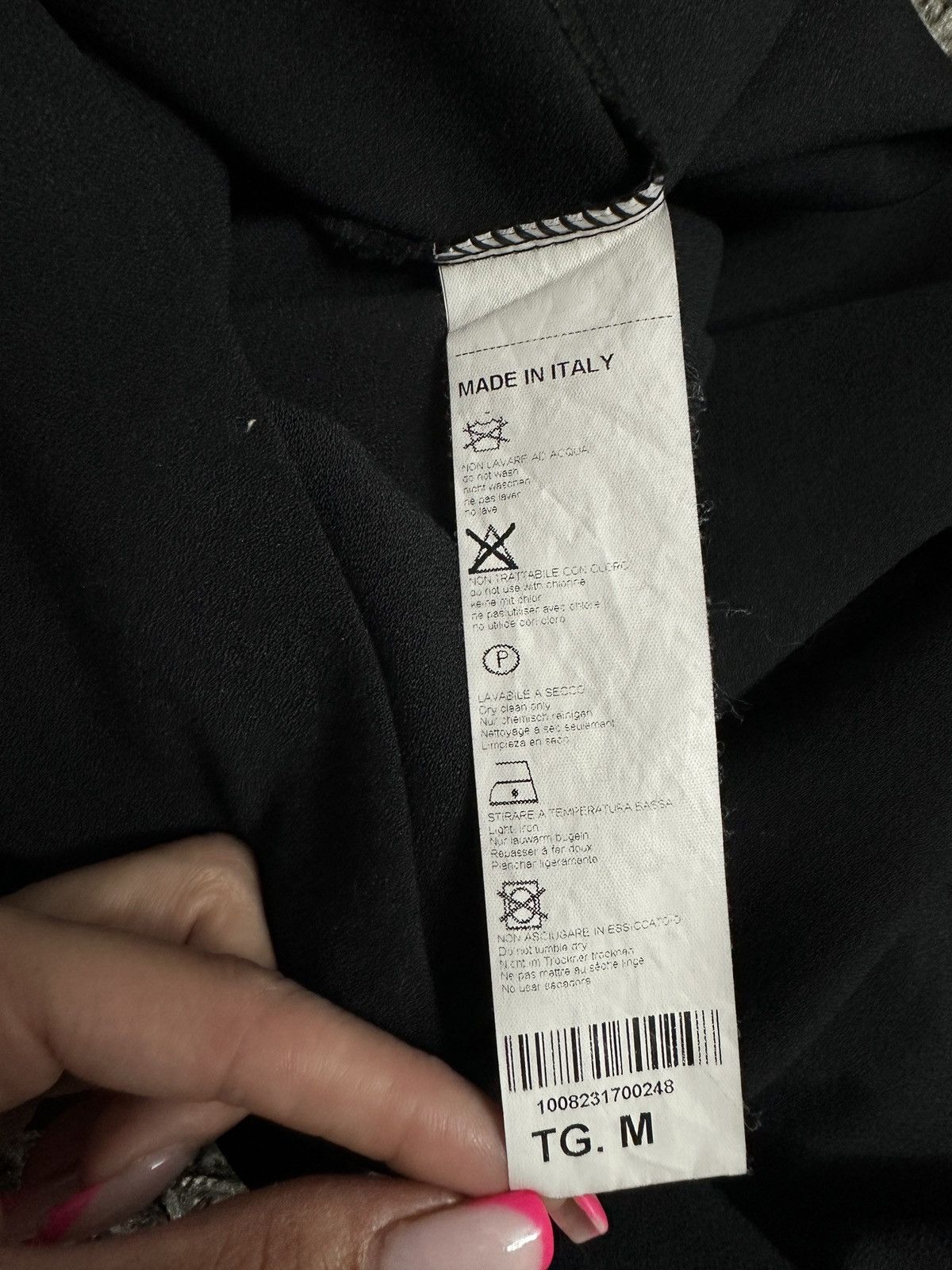 Designer Sandro Ferrone dress black Size M / US 6-8 / IT 42-44 - 5 Thumbnail