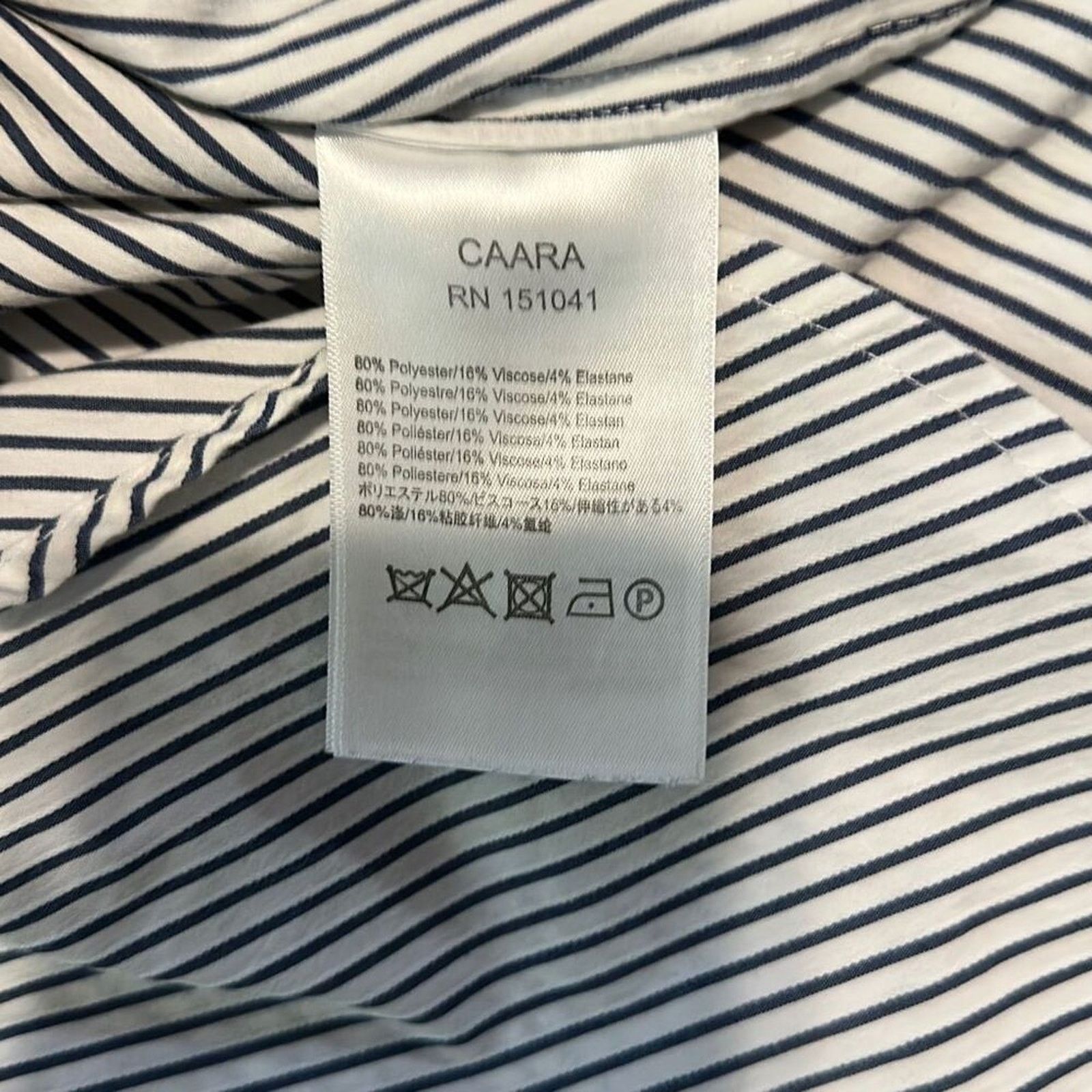 Other Caara Blue and White Striped Blouse | Sz XS Size XS / US 0-2 / IT 36-38 - 4 Thumbnail