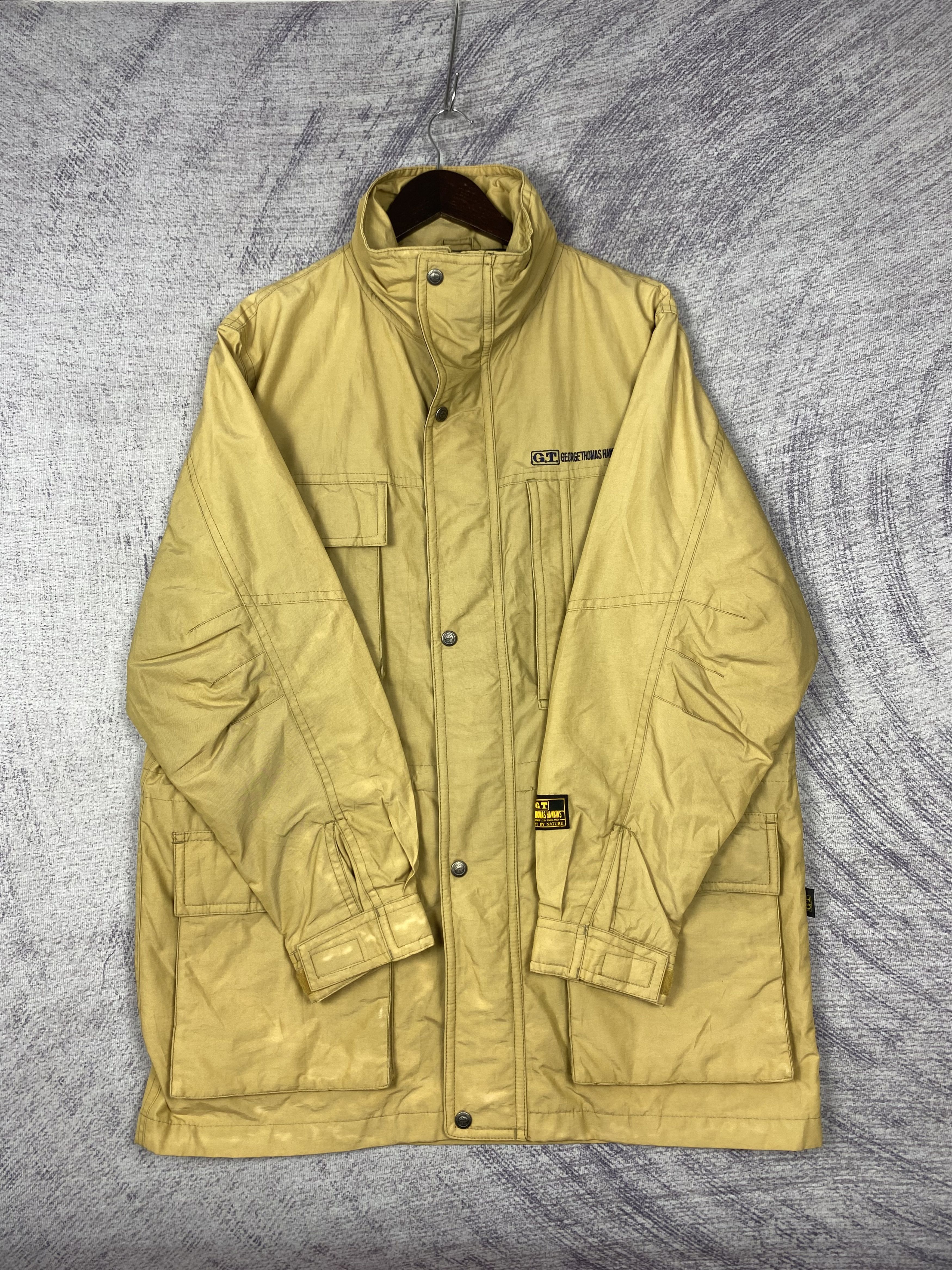 Japanese Brand Vintage George Thomas Hawkins Full Zip Utility Jacket Size US L / EU 52-54 / 3 - 6 Thumbnail