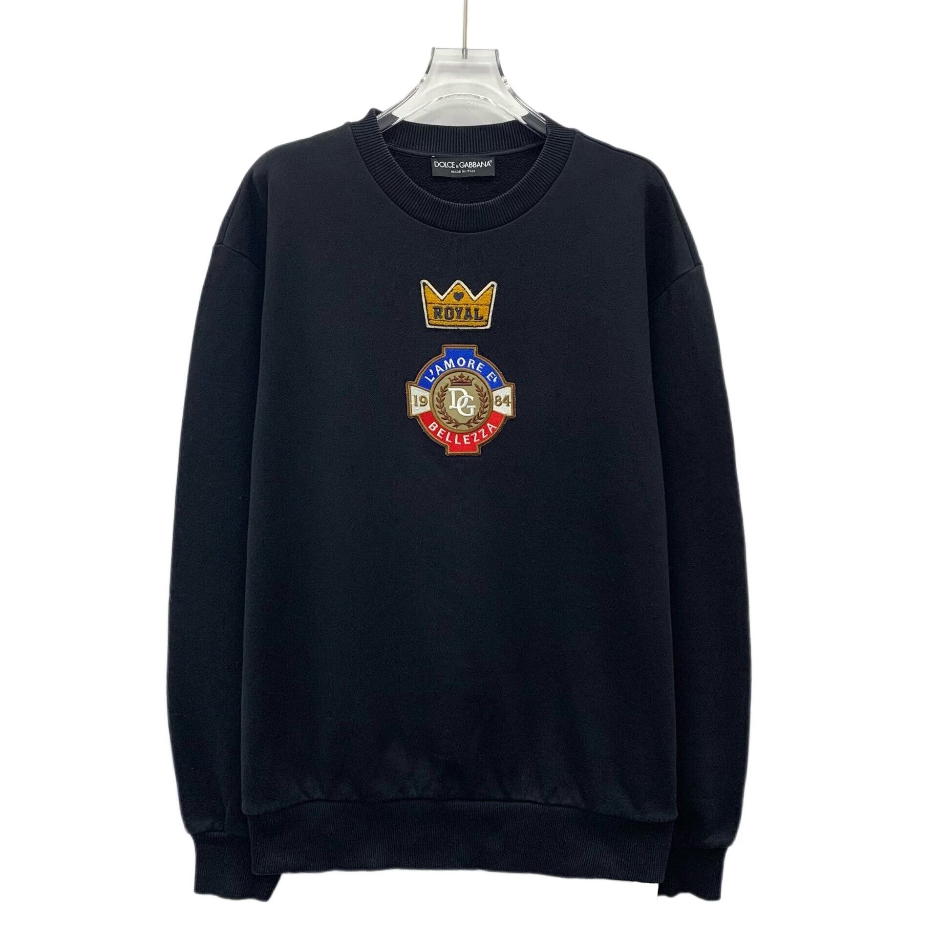 Dolce & Gabbana Dolce & Gabbana Black Hoodie L Women Size L / US 10 / IT 46 - 1 Thumbnail