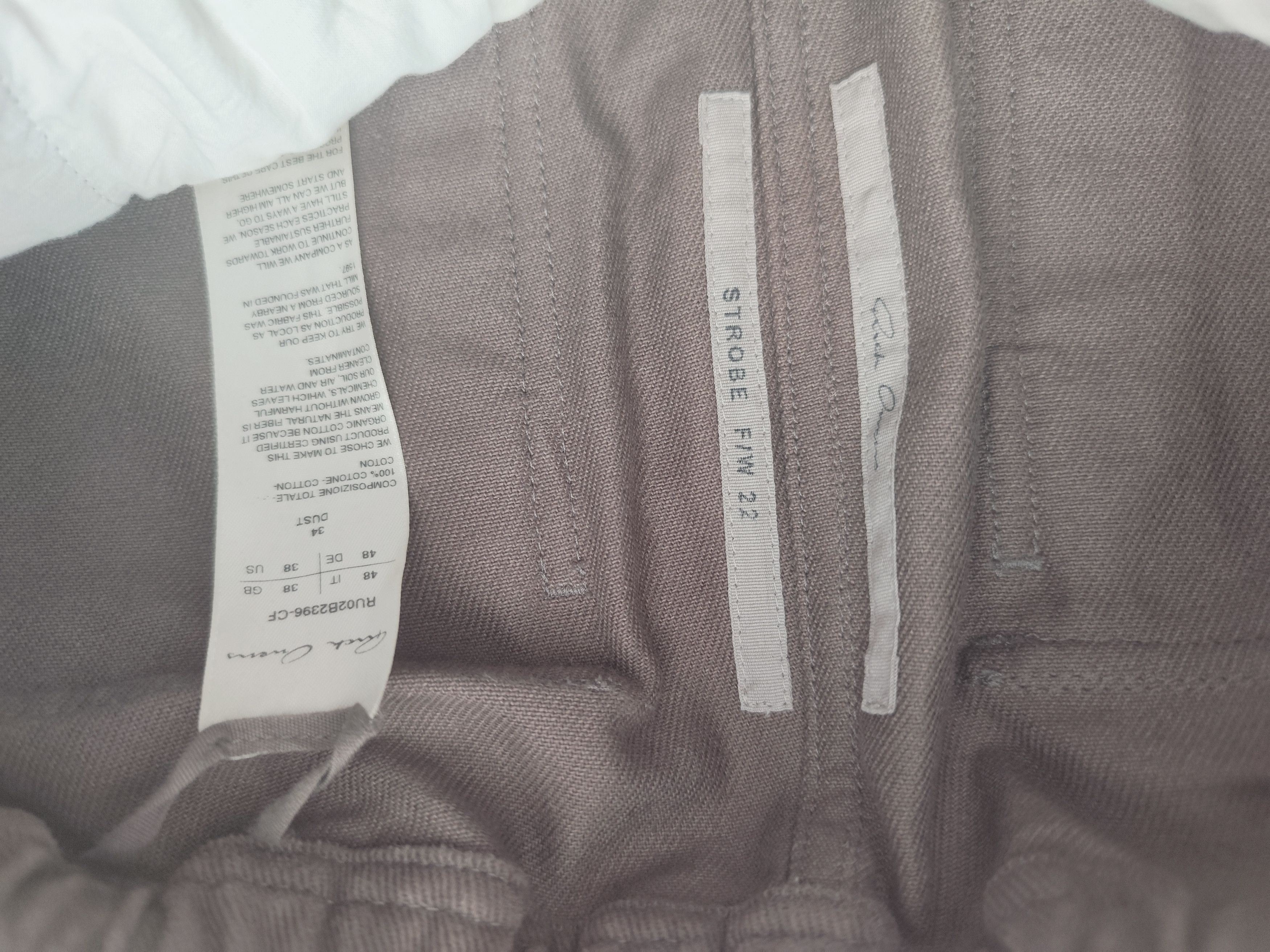 Rick Owens Rick owens strobe masto joggers dust Size US 32 / EU 48 - 4 Thumbnail