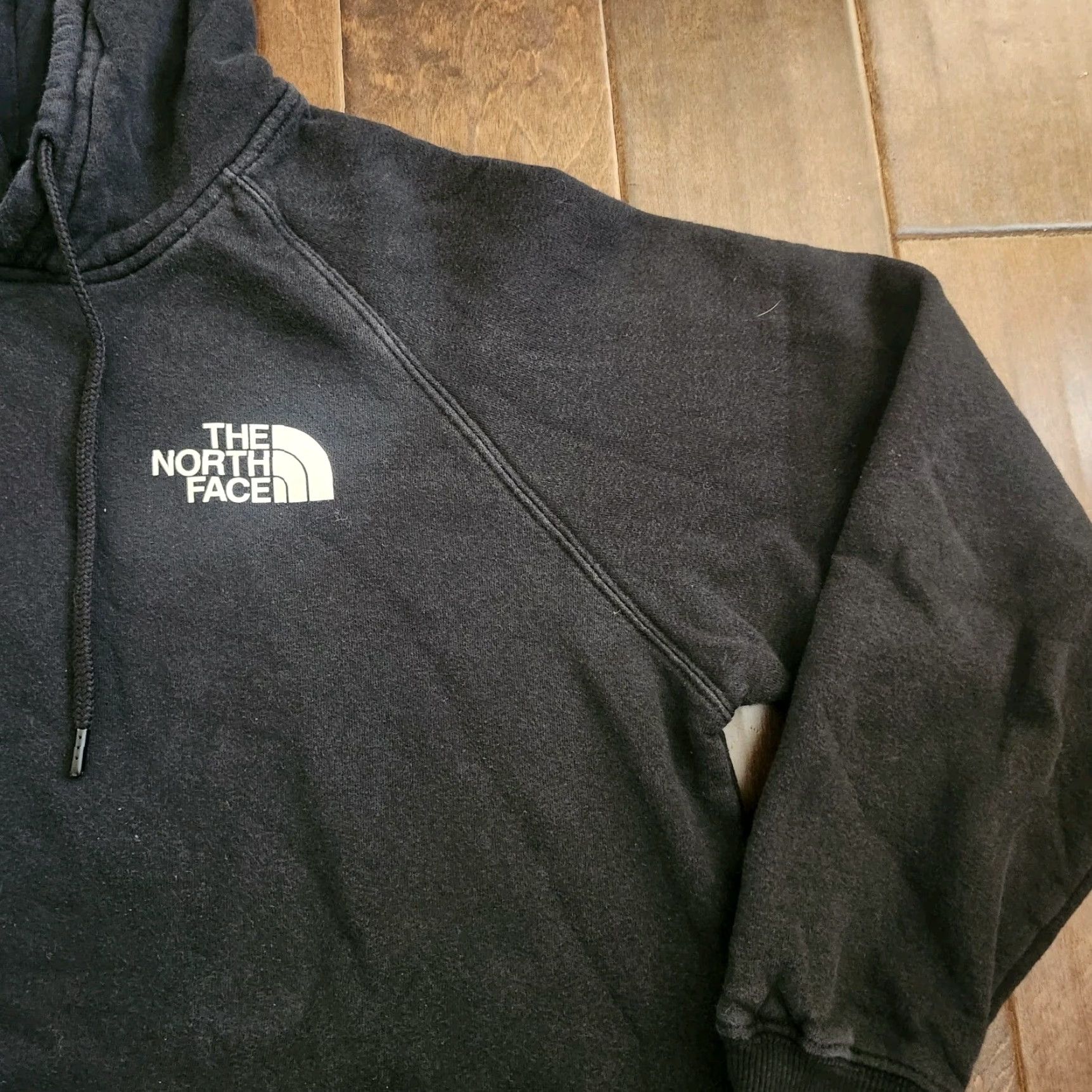 The North Face VINTAGE not applicable The North Face Womens Black Pullover Hoodie Logo Sweatshirt Large Size L / US 10 / IT 46 - 6 Thumbnail