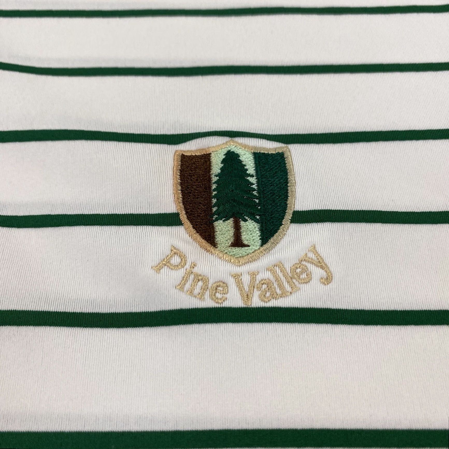 RLX Ralph Lauren RLX Ralph Lauren Performance Polo Shirt Mens Large White Green Golf Striped Size US L / EU 52-54 / 3 - 2 Thumbnail