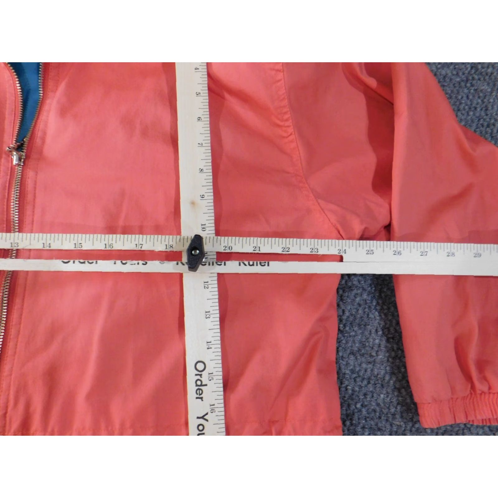 Vintage Woolrich Jacket Womens L Pink Windbreaker Zip RegularFit Lined Nylon Knit Polyester Cotton Fall Spring Casual Mens? Womens Size L / US 10 / IT 46 - 4 Thumbnail