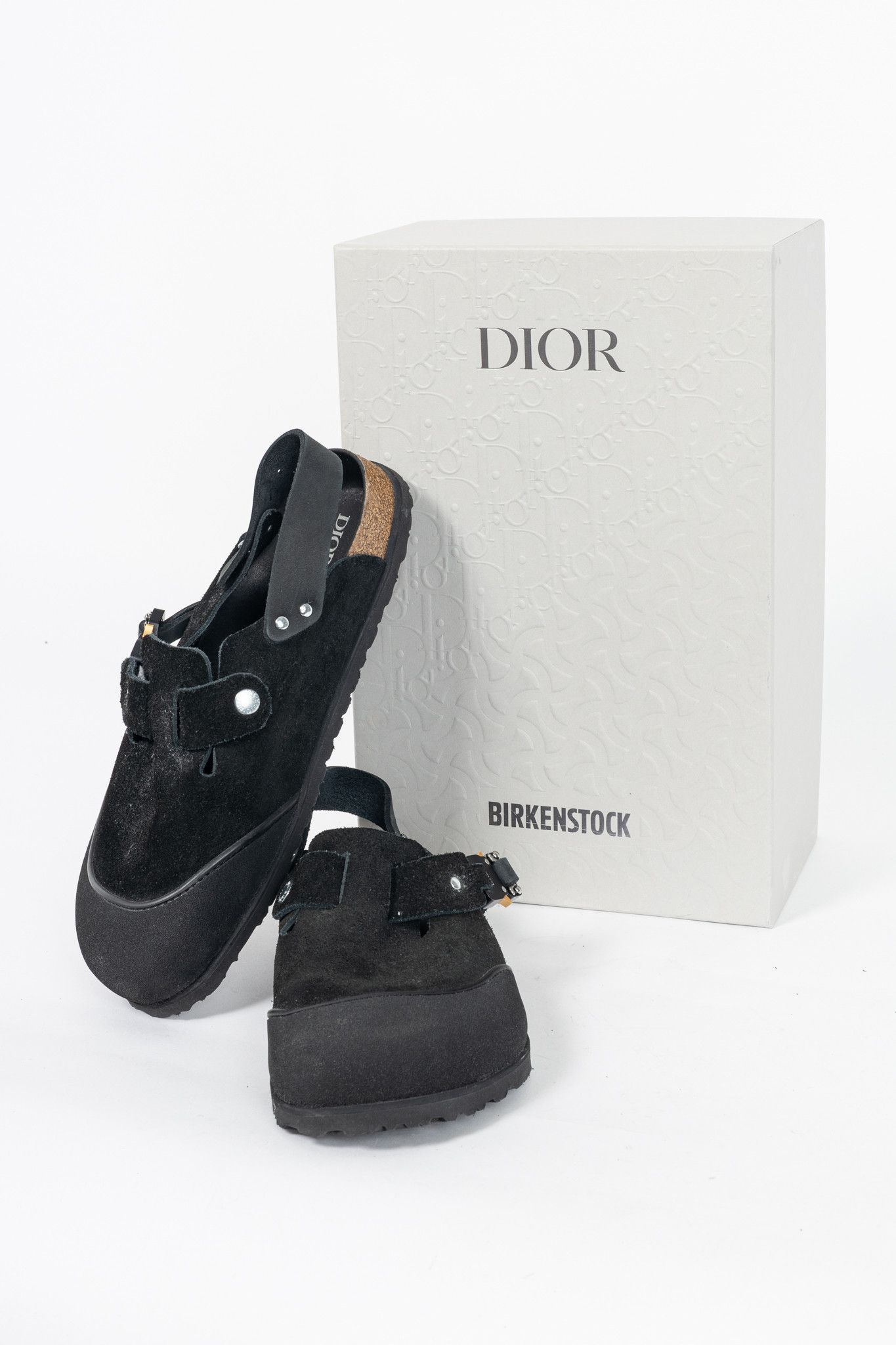Birkenstock × Dior Dior x Birkenstock Tokio Nubuck Calfskin Leather Slippers Size US 11 / EU 44 - 12 Thumbnail