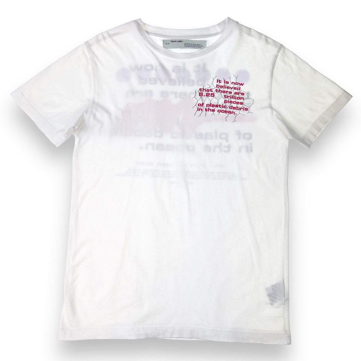 Off-White Off-White Ocean Debris T Shirt Size US M / EU 48-50 / 2 - 3 Thumbnail