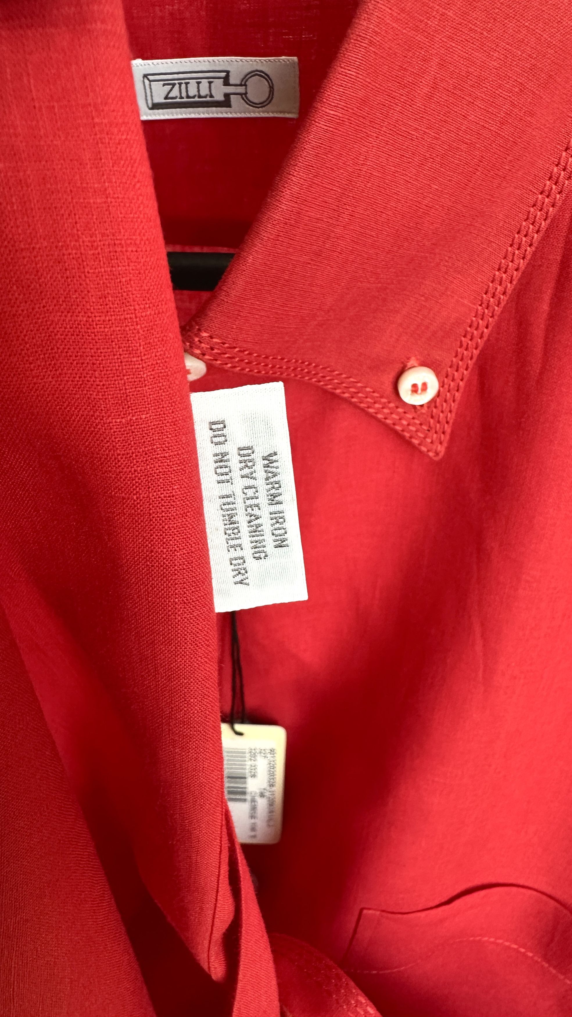 Zilli Men's linen shirt ZILLI Size US XXL / EU 58 / 5 - 7 Thumbnail